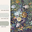 Laura Ashley Mathilde Multicolour Floral Matt Mural