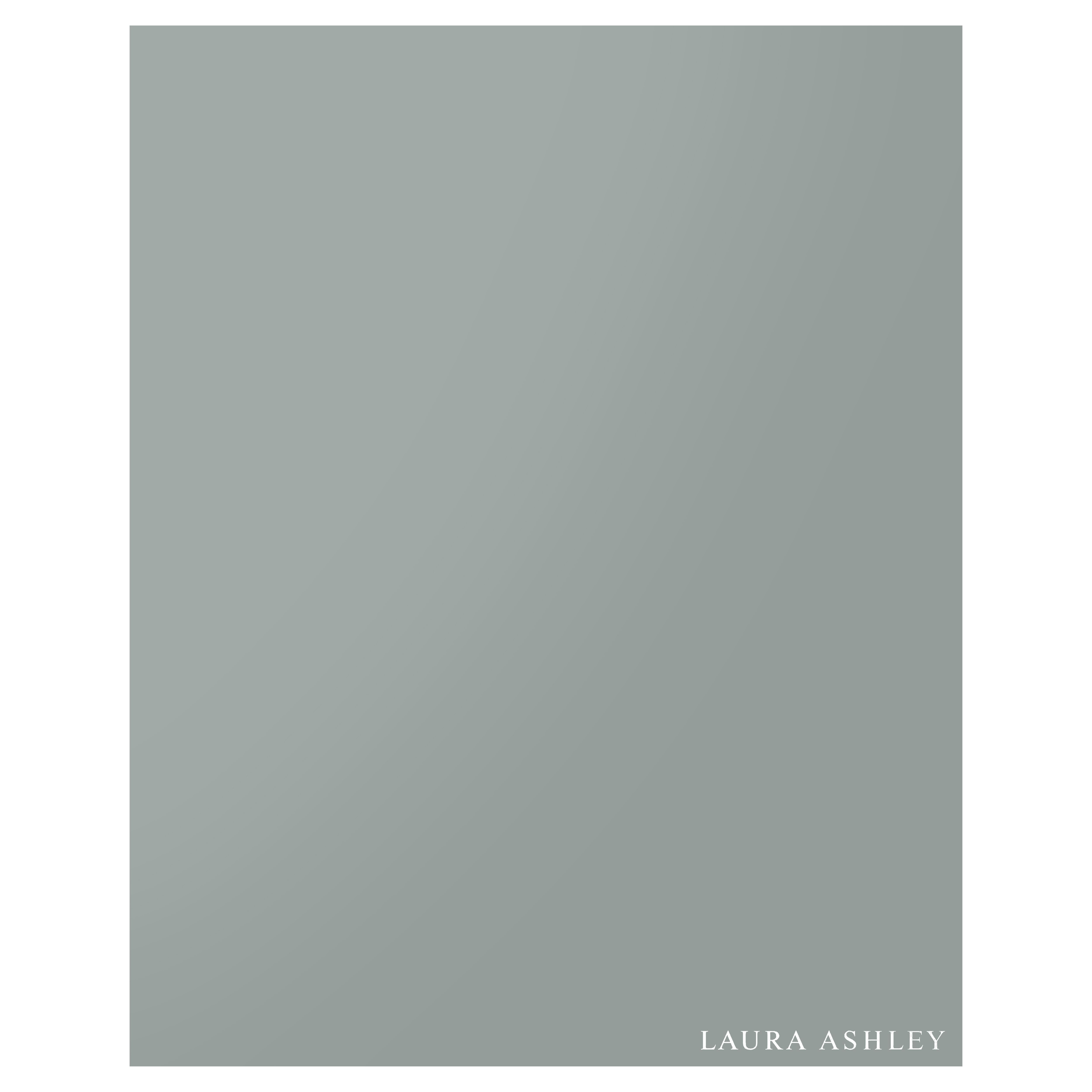 Laura Ashley Mineral Grey Glass Splashback, (H)750mm (W)600mm (T)6mm
