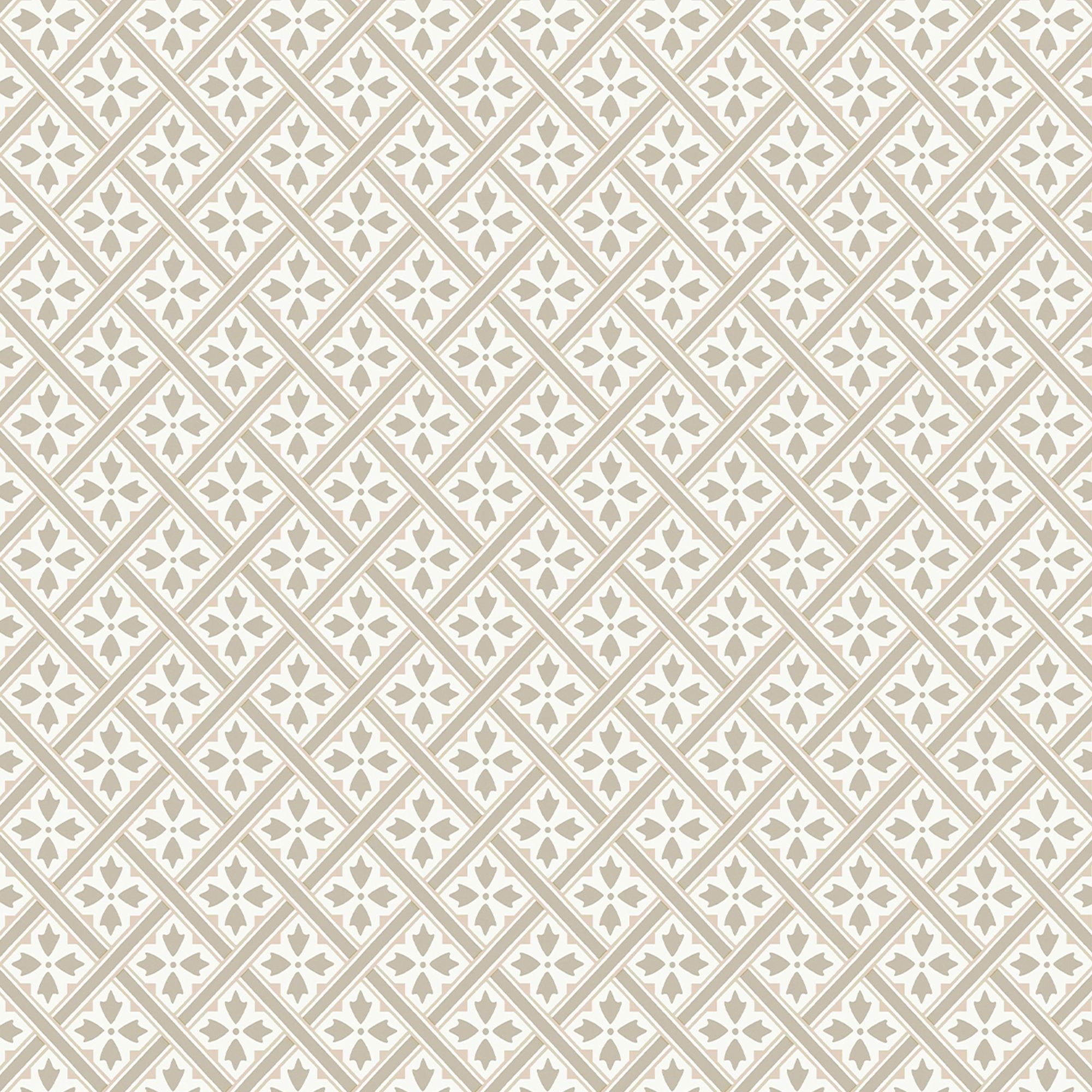 Laura Ashley Mr Jones Dove grey Geometric Smooth Wallpaper Sample