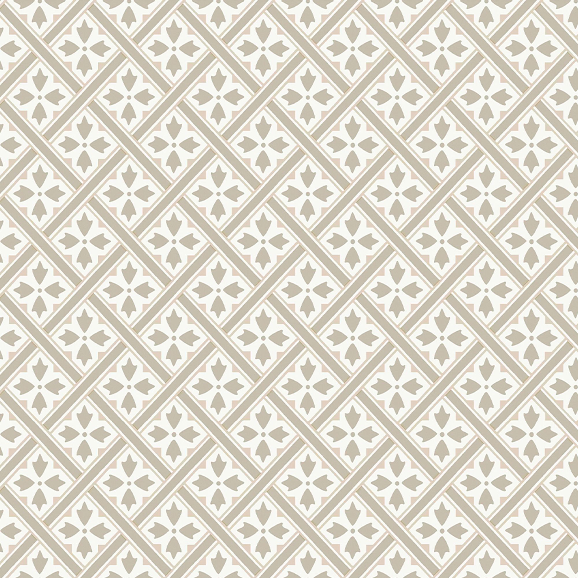 Laura Ashley Mr Jones Dove grey Geometric Smooth Wallpaper