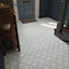 Laura Ashley Mr Jones Seaspray Blue Matt Patterned Cement tile effect Ceramic Wall & floor tile, Pack of 11, (L)300mm (W)300mm