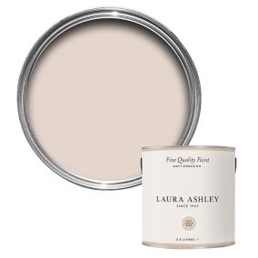 Laura Ashley Pale Chalk Pink Matt Emulsion paint, 2.5L
