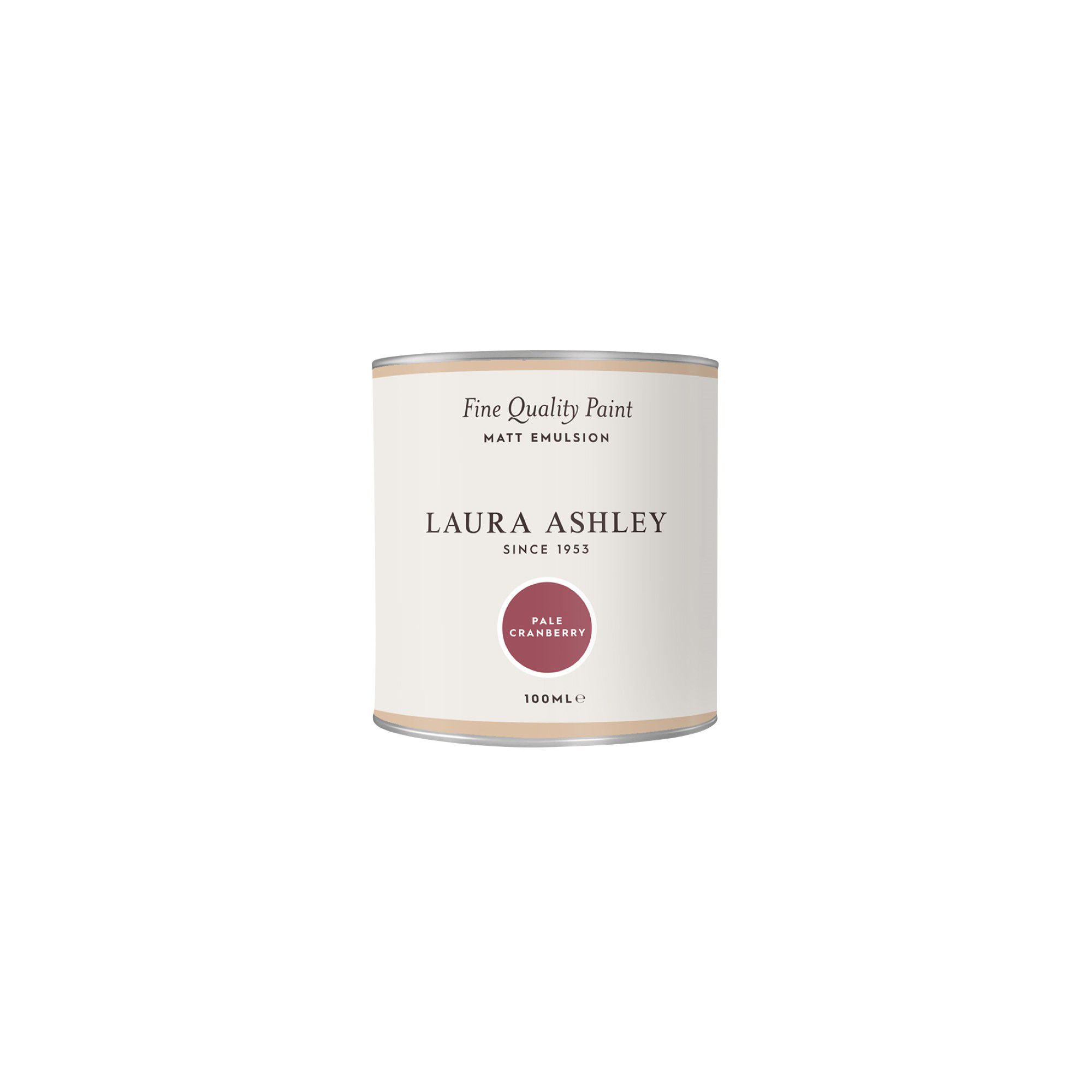 Laura Ashley Pale Cranberry Matt Emulsion paint, 100ml