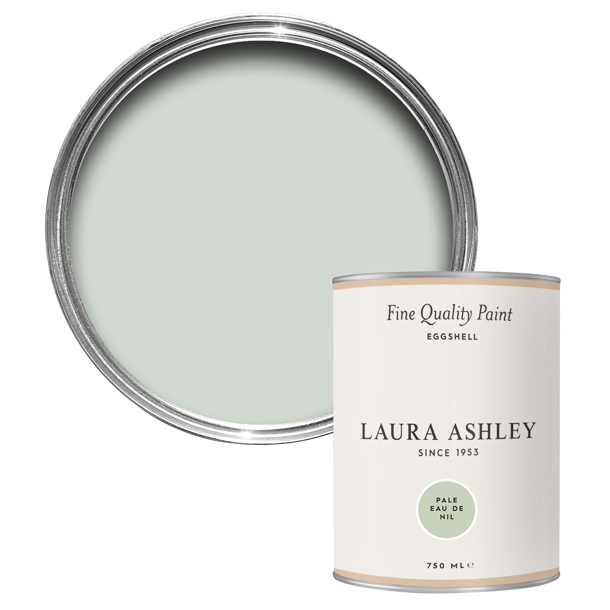 Laura Ashley Pale Eau De Nil Eggshell Emulsion paint, 750ml