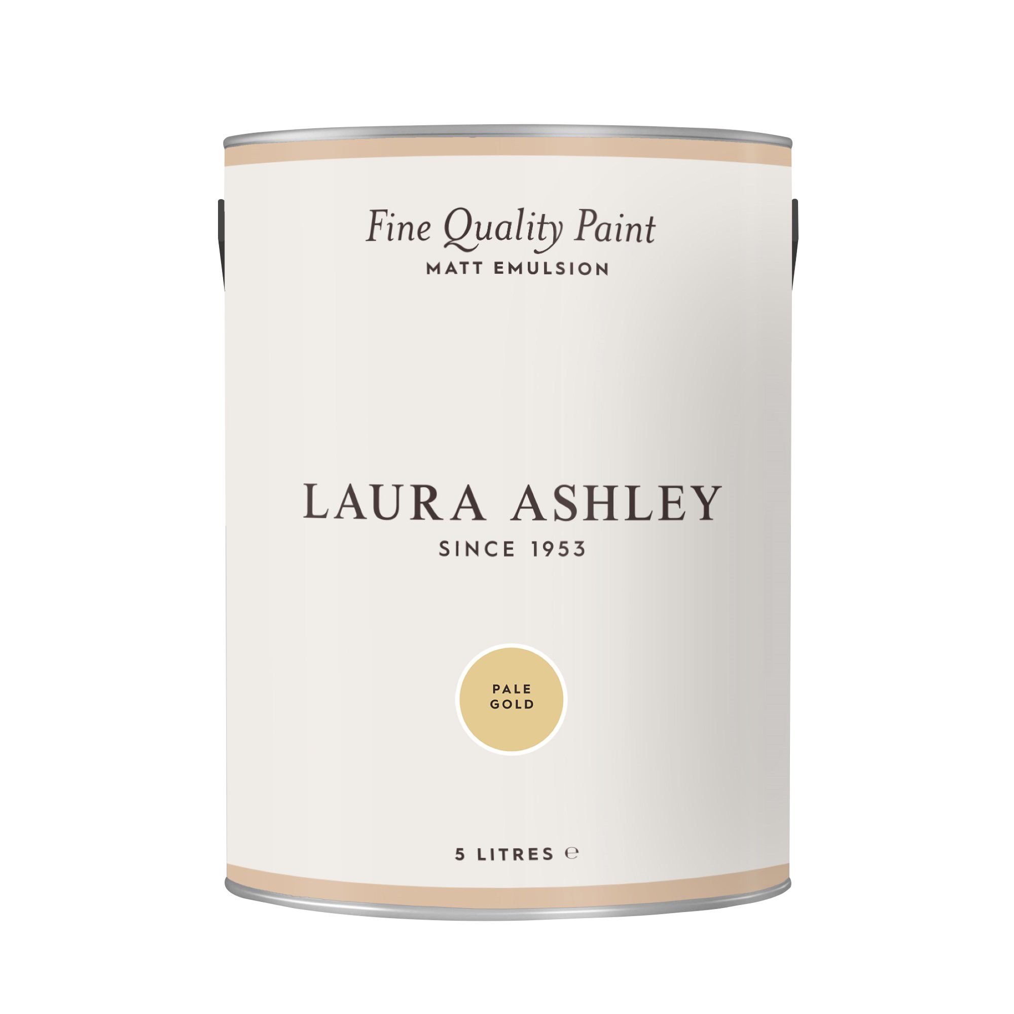 Laura Ashley Pale Gold Matt Emulsion paint, 5L