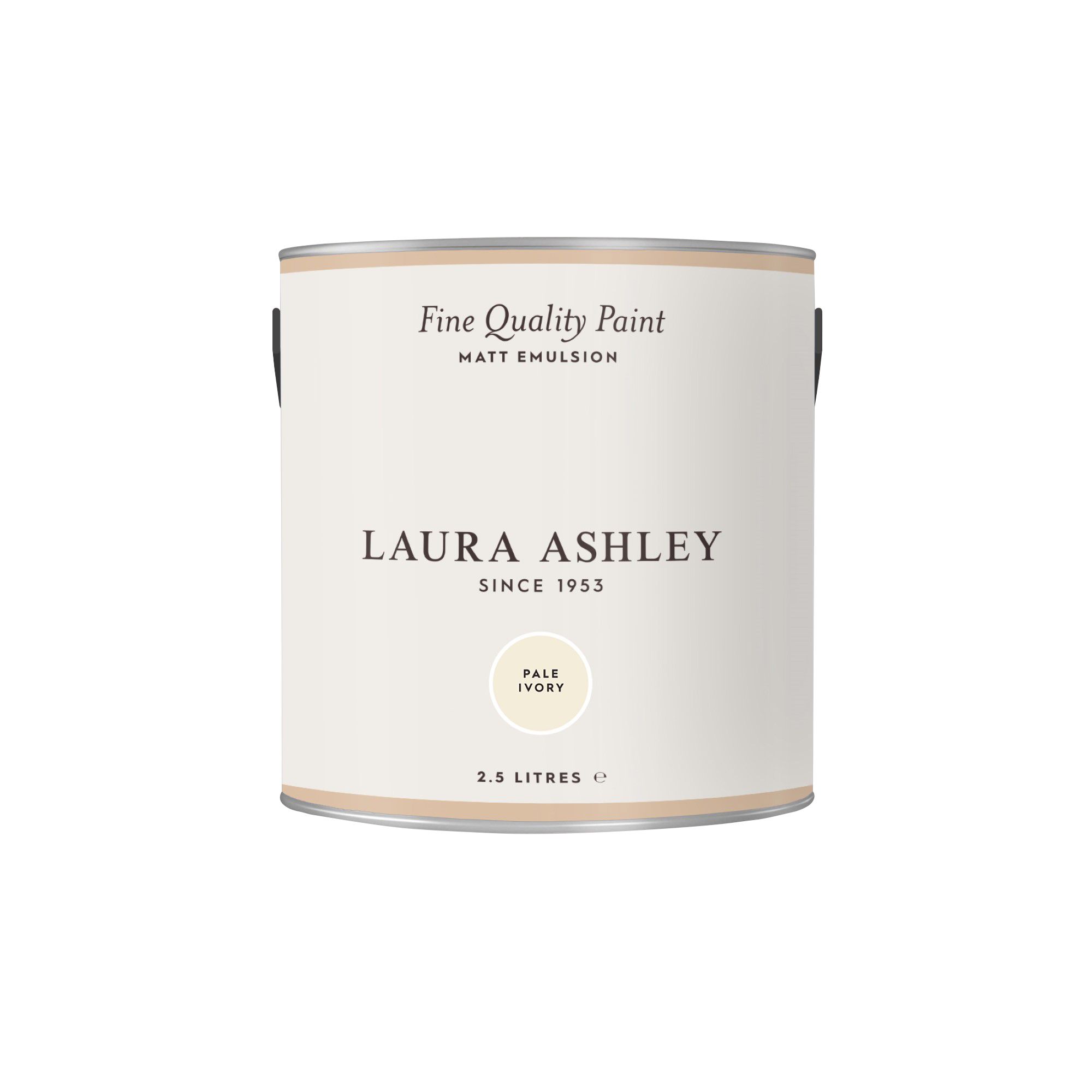 Laura Ashley Pale Ivory Matt Emulsion paint, 2.5L