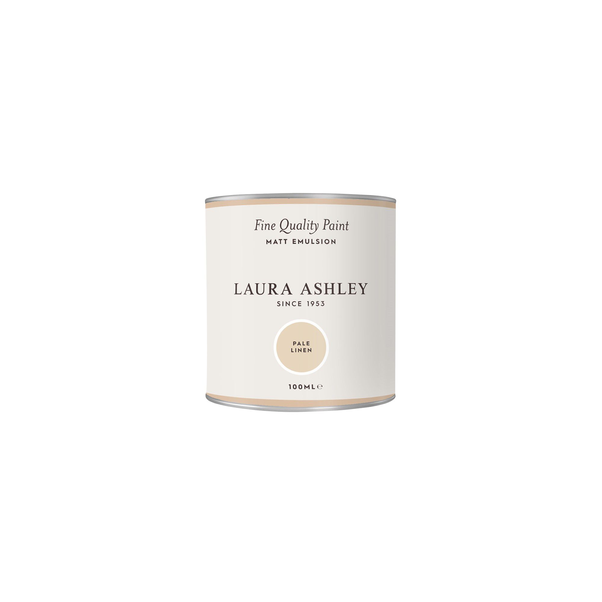 Laura Ashley Pale Linen Matt Emulsion paint, 100ml