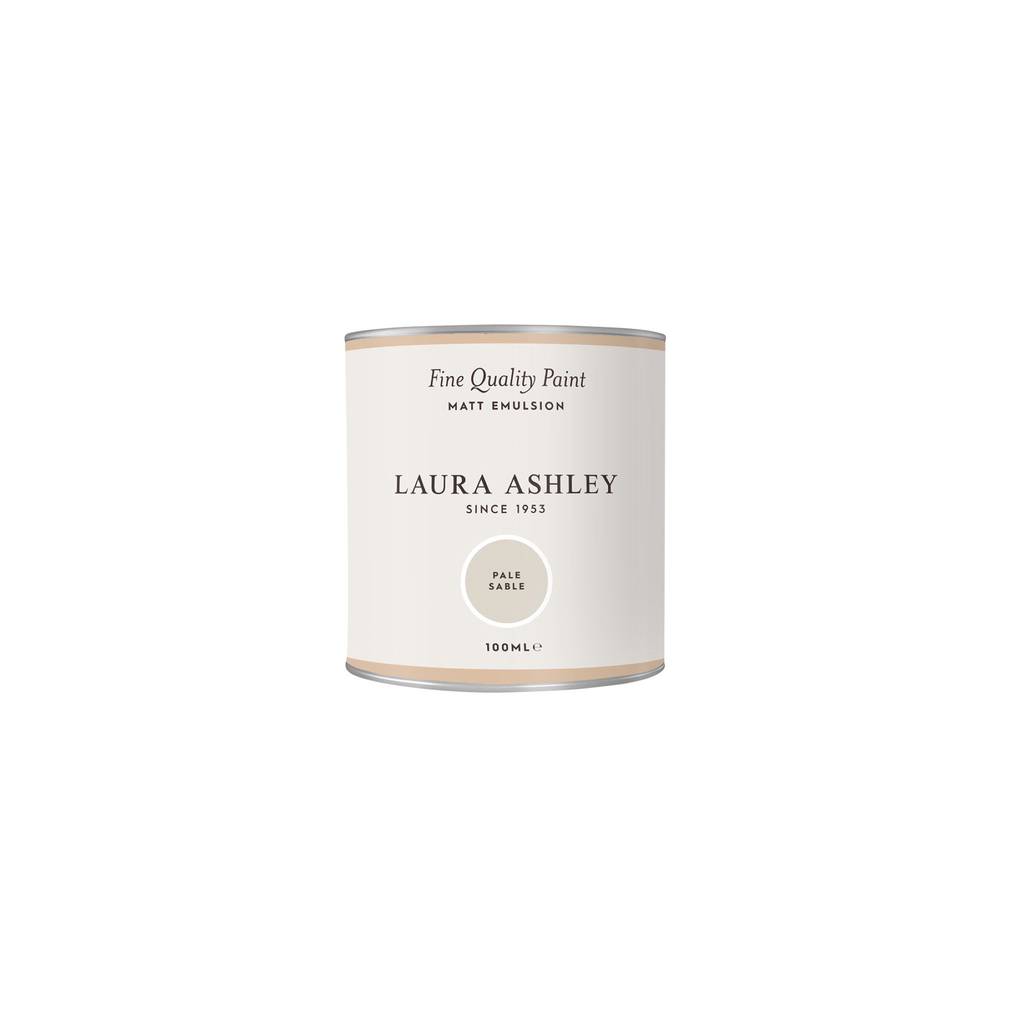 Laura Ashley Pale Sable Matt Emulsion paint, 100ml