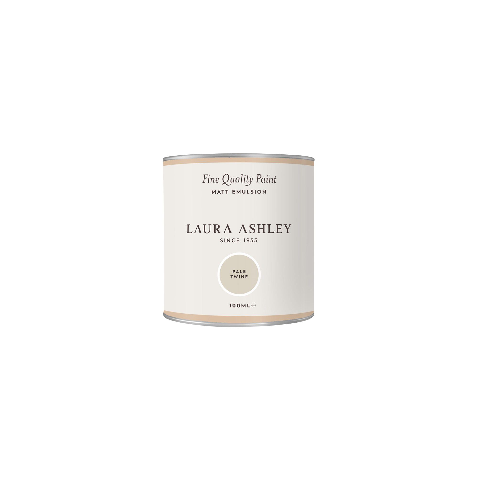 Laura Ashley Pale Twine Matt Emulsion paint, 100ml