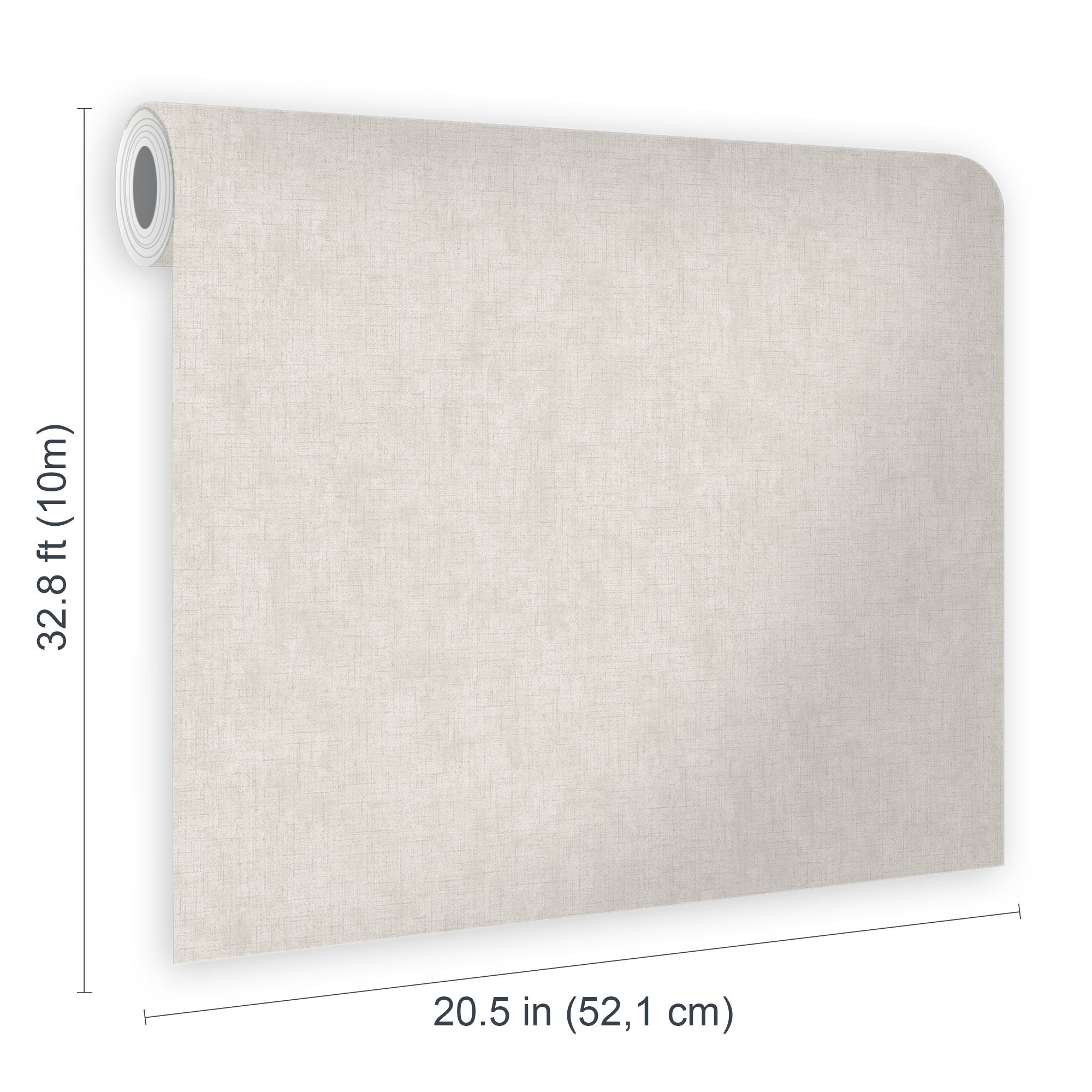 Laura Ashley Plains Pale Dove Grey Smooth Wallpaper