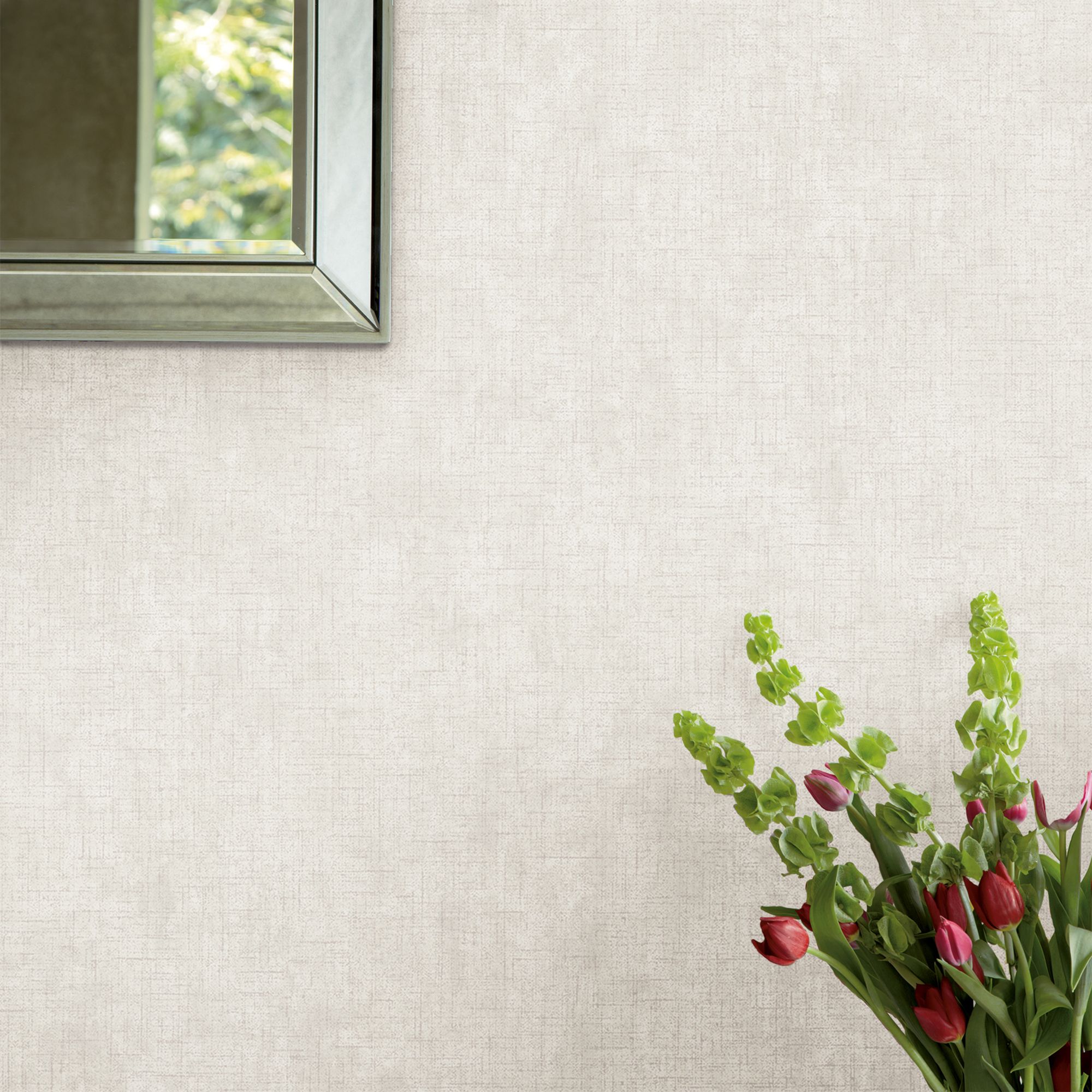 Laura Ashley Plains Pale Dove Grey Smooth Wallpaper