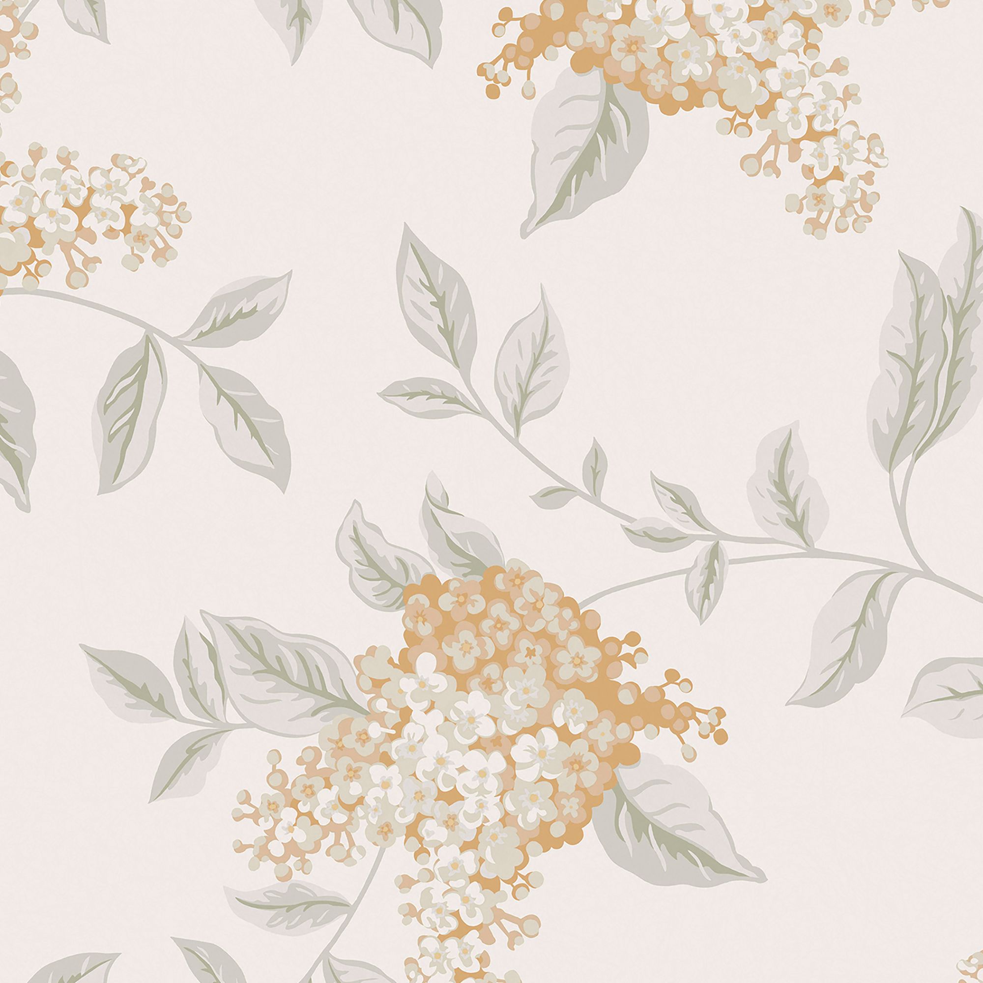 Laura Ashley Rustic Charm Apricot Portland Smooth Wallpaper