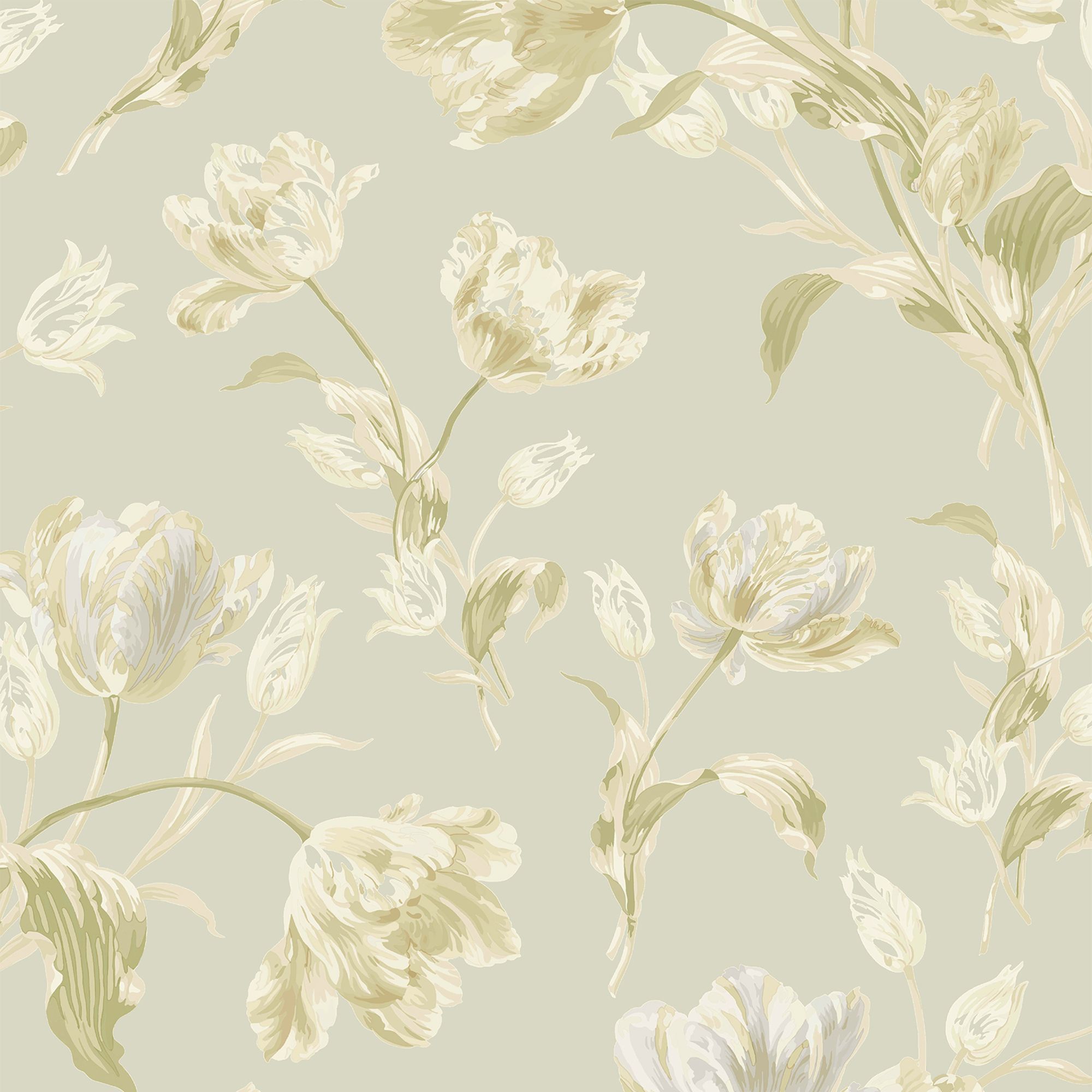 Laura Ashley Sage Gosford Smooth Wallpaper