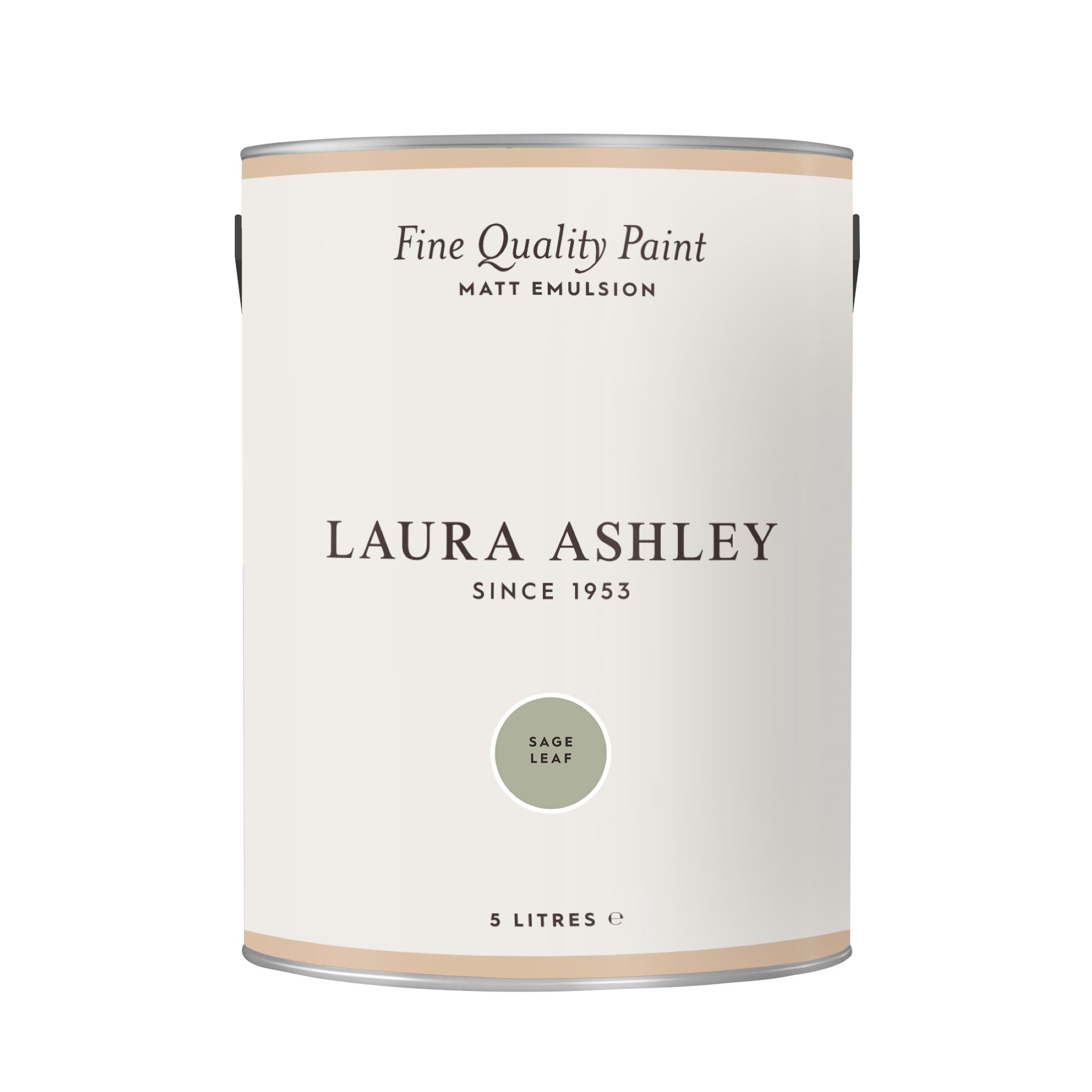 Laura Ashley Sage Leaf Matt Emulsion paint, 5L