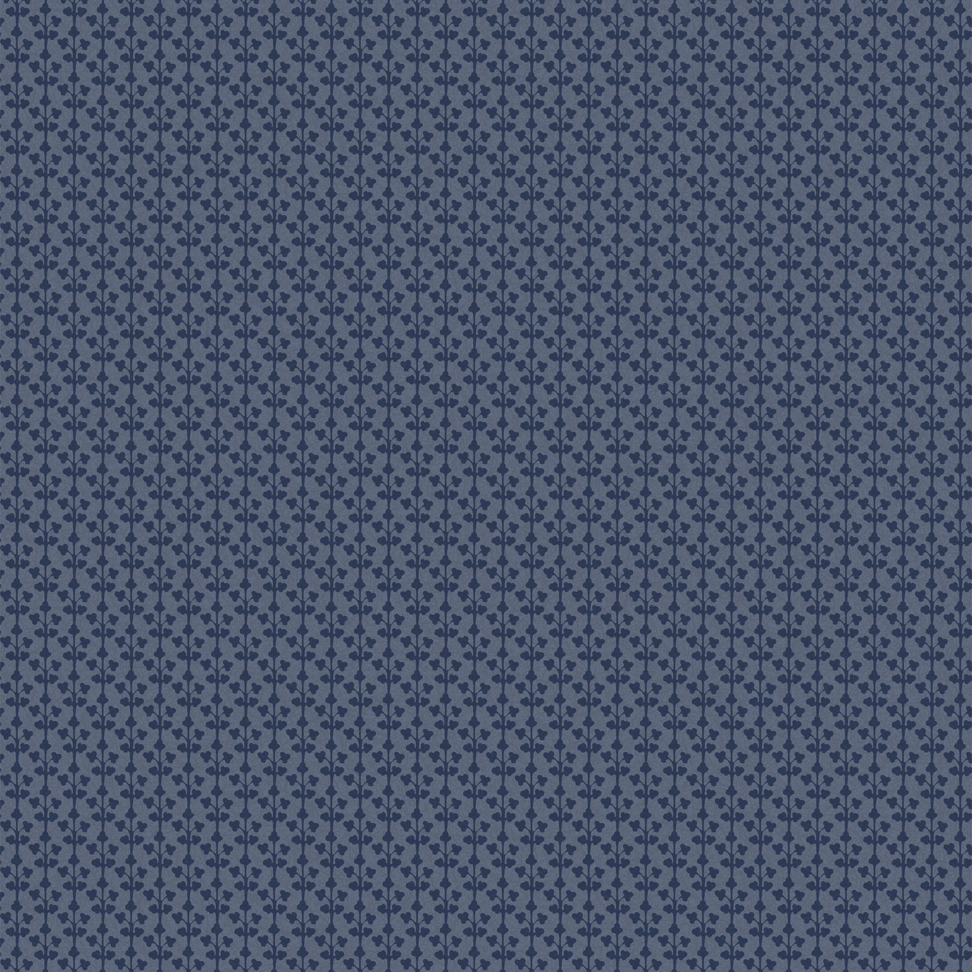 Laura Ashley Seaham Blue Motif Smooth Wallpaper