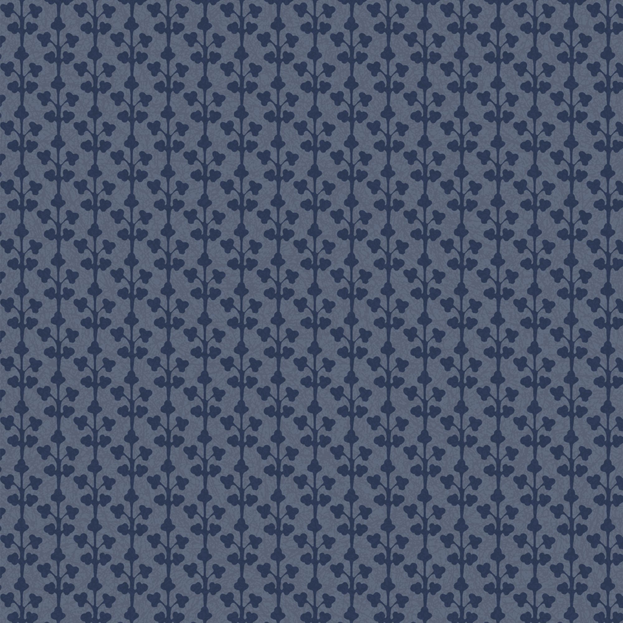 Laura Ashley Seaham Blue Motif Smooth Wallpaper