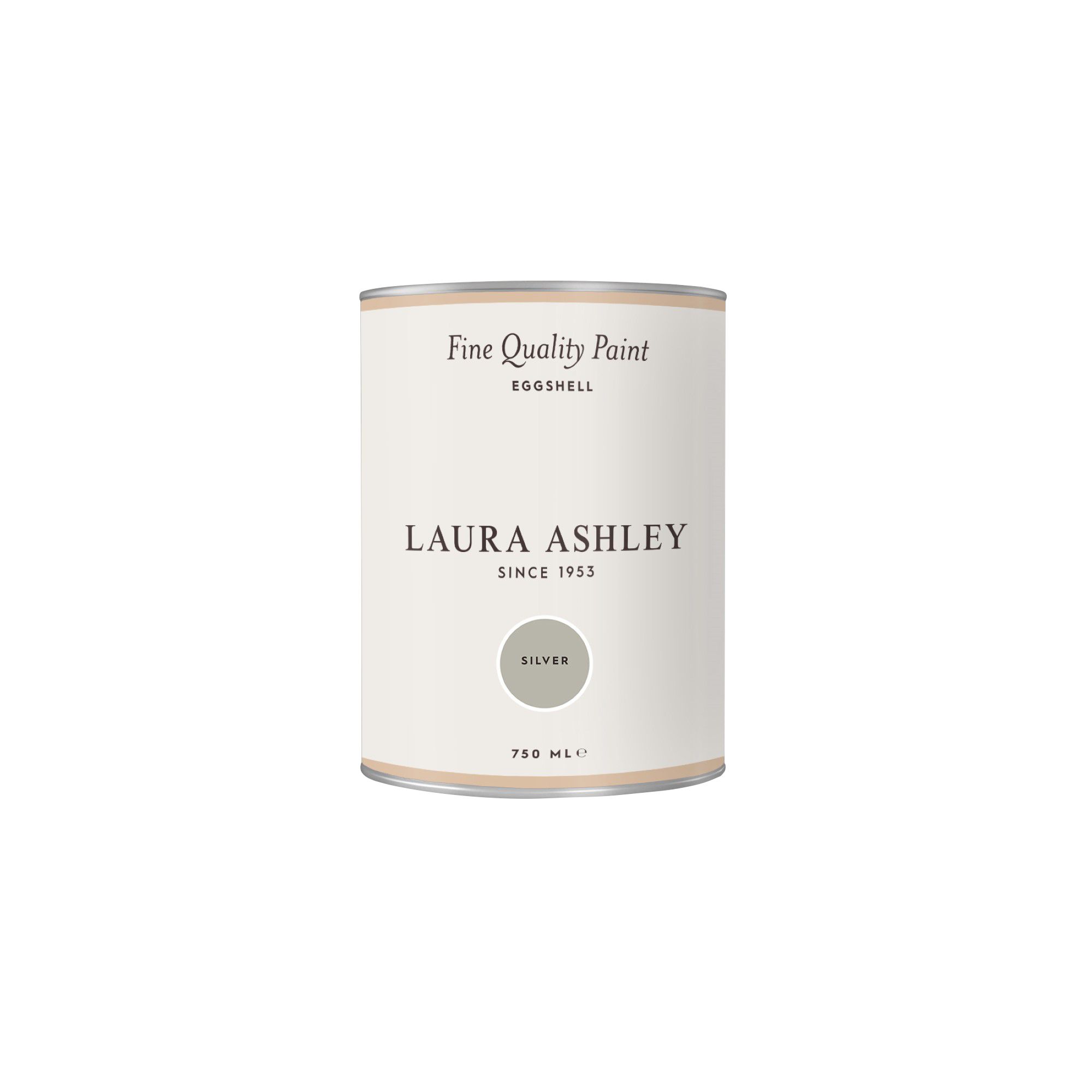 Laura Ashley Silver Eggshell Emulsion paint, 750ml
