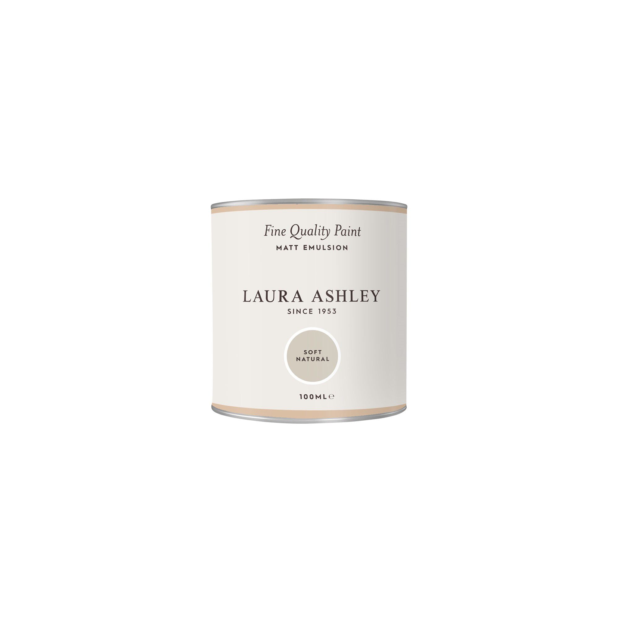 Laura Ashley Soft Natural Matt Emulsion paint, 100ml