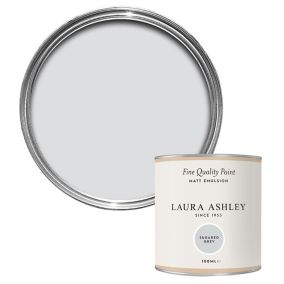 Laura Ashley Sugared Grey Matt Emulsion paint, 100ml