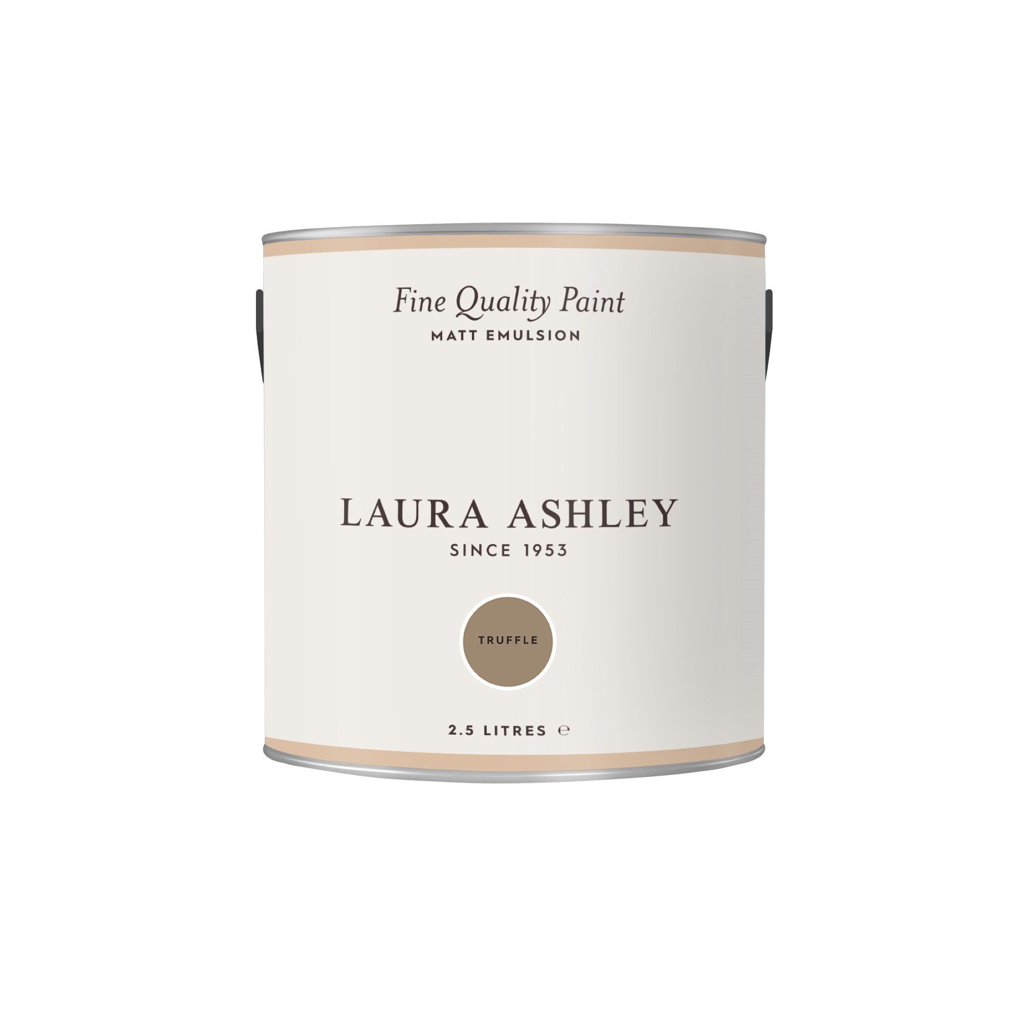 Laura Ashley Truffle Matt Emulsion paint, 2.5L