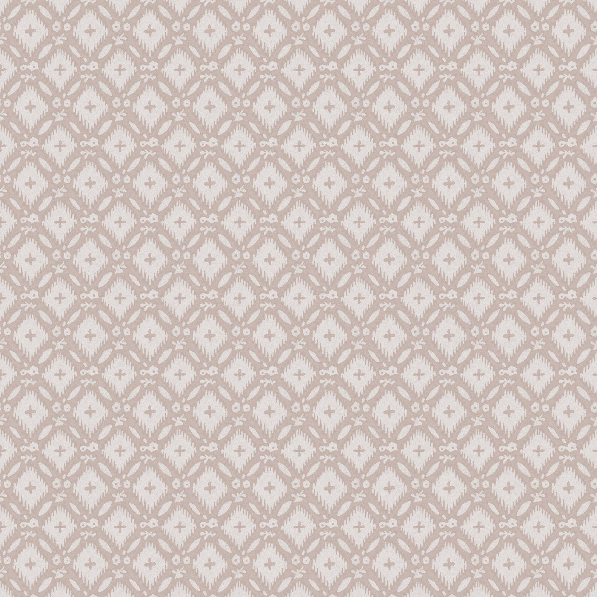 Laura Ashley Whitebrook Grey Motif Smooth Wallpaper Sample
