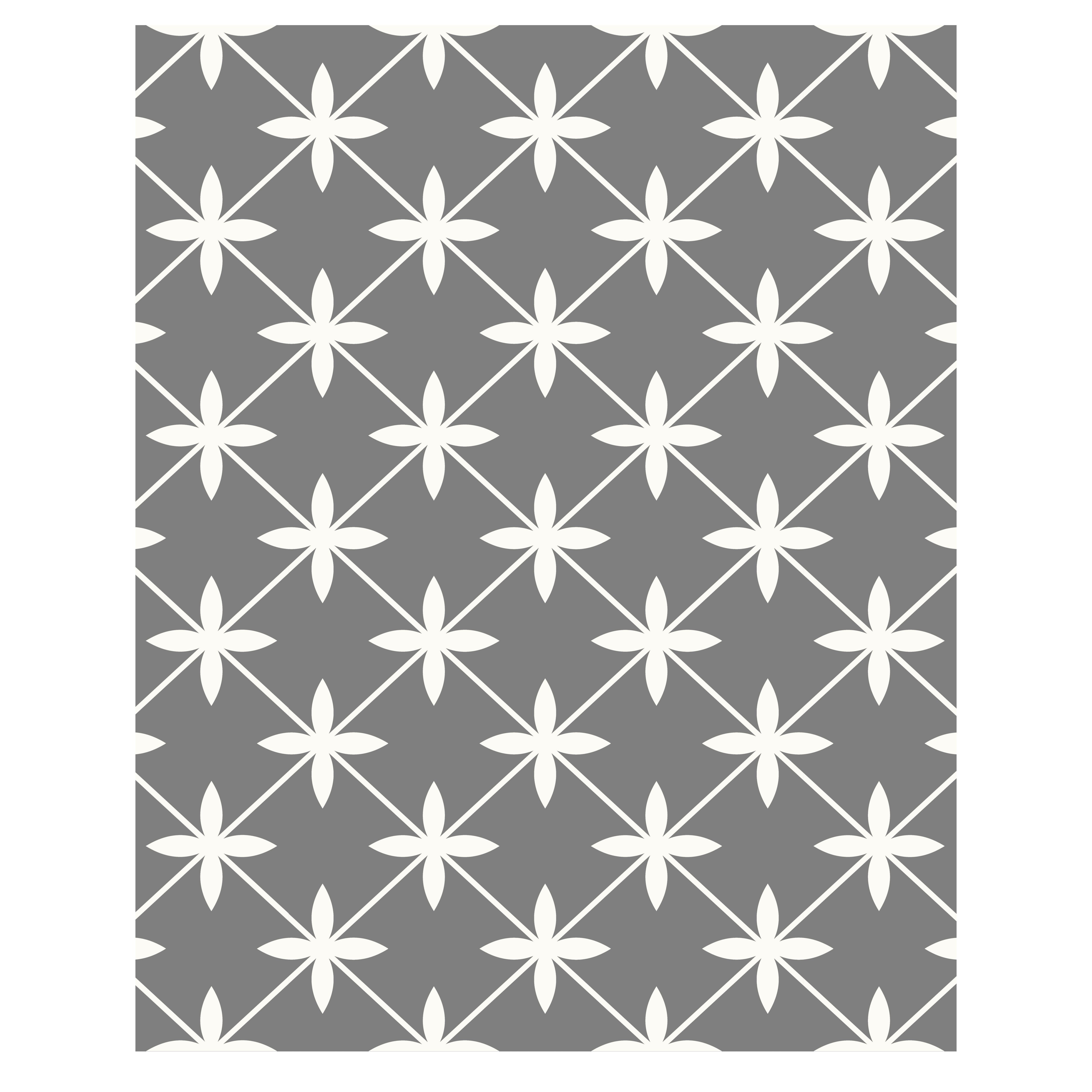 Laura Ashley Wicker Charcoal Geometric Glass Splashback, (H)750mm (W)600mm (T)6mm
