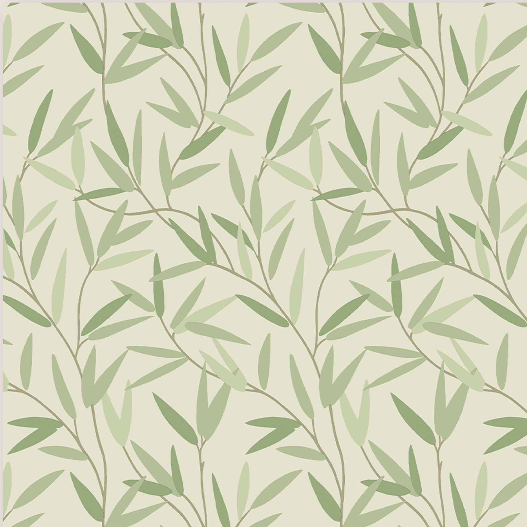 Laura Ashley Willow Hedgerow Leaf Smooth Wallpaper