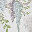 Laura Ashley Wisteria Floral Purple Canvas art, Set of 3 (H)90cm x (W)60cm