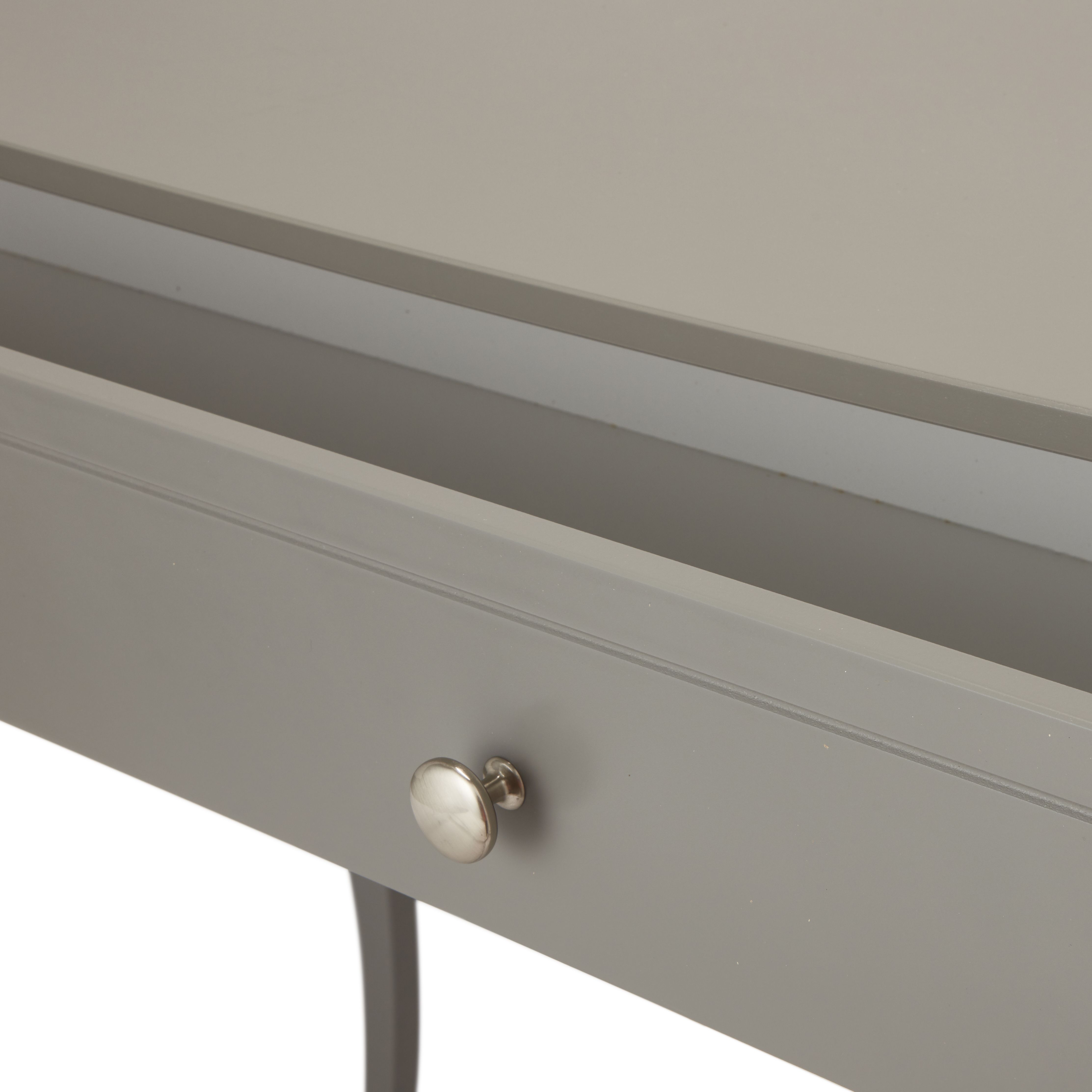 Lautner Matt grey Non extendable Dressing table (H)800mm (W)1000mm (D)400mm