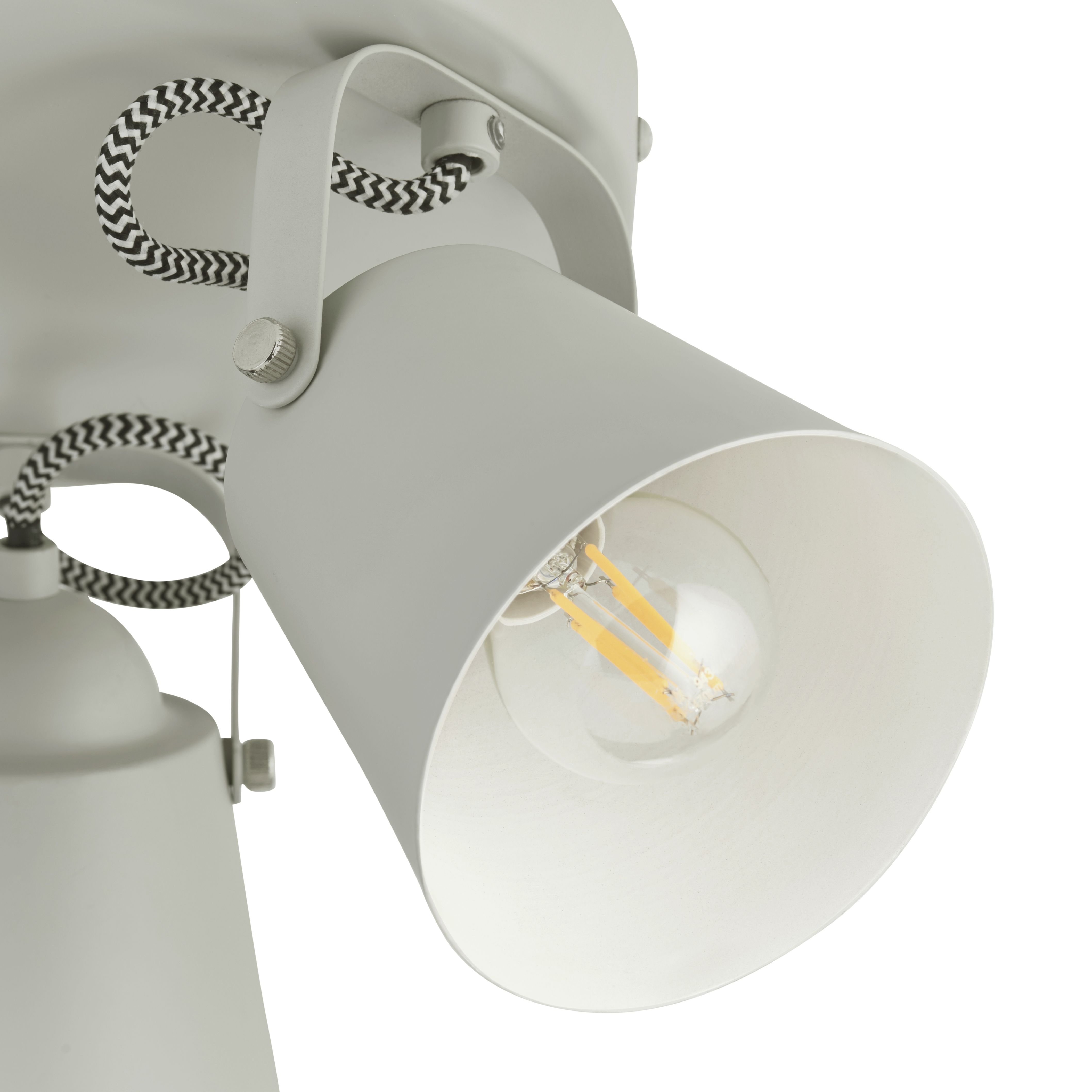 Layton Grey 3 Light Spotlight