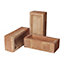 LBC Rustic Rough Red Frogged Facing brick (L)215mm (W)102.5mm (H)65mm