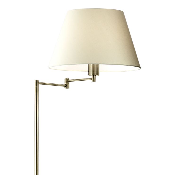 Leamington Gold effect Floor lamp