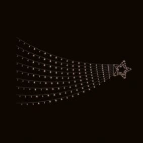LED White Shooting star Single Christmas light (H) 3000mm