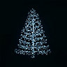 LED White Starburst tree Single Christmas light (H) 1200mm