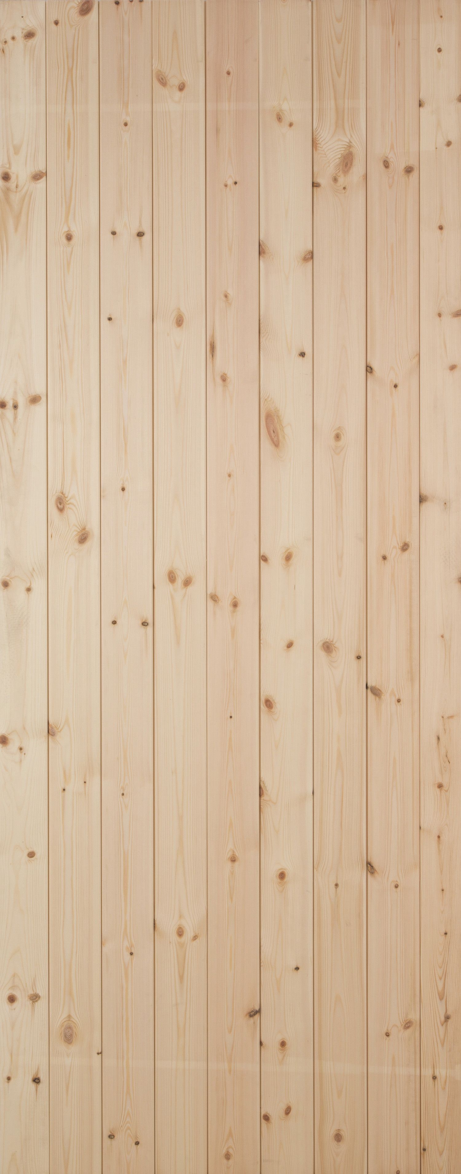 Ledged & braced Wooden External Side Back door, (H)1981mm (W)762mm