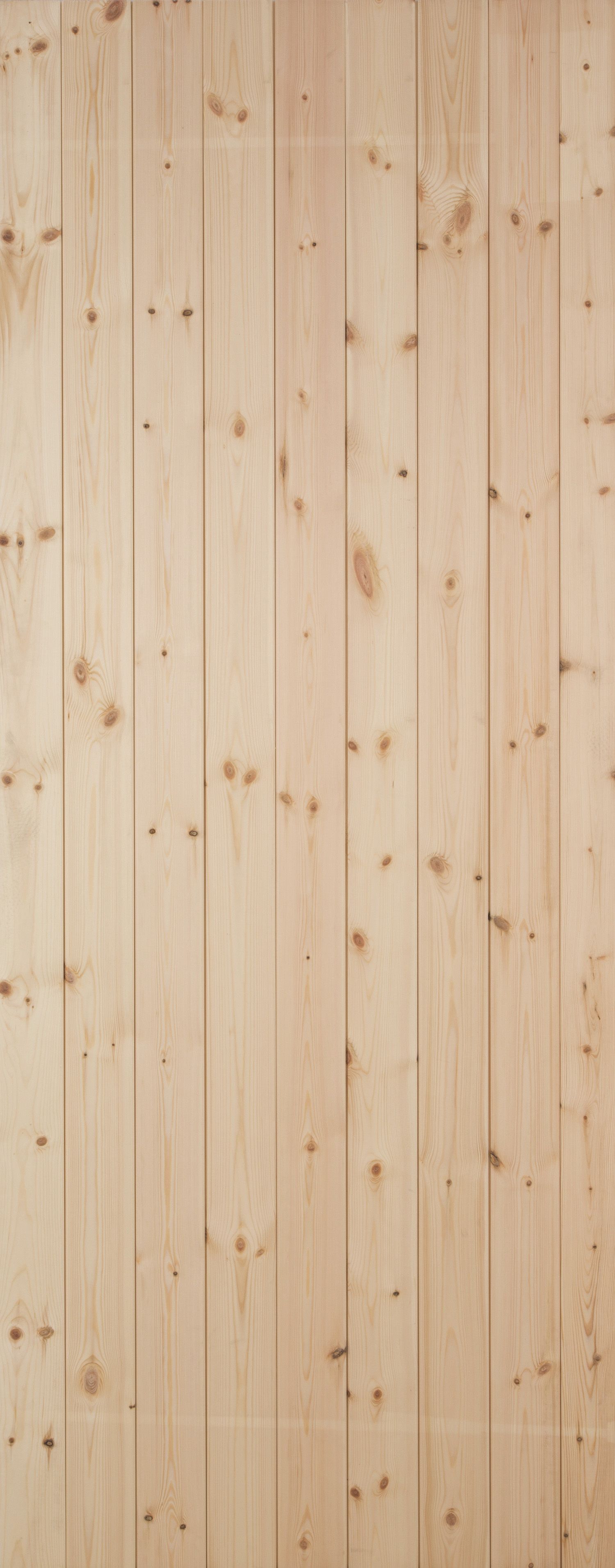 Ledged & braced Wooden External Side Back door, (H)1981mm (W)838mm