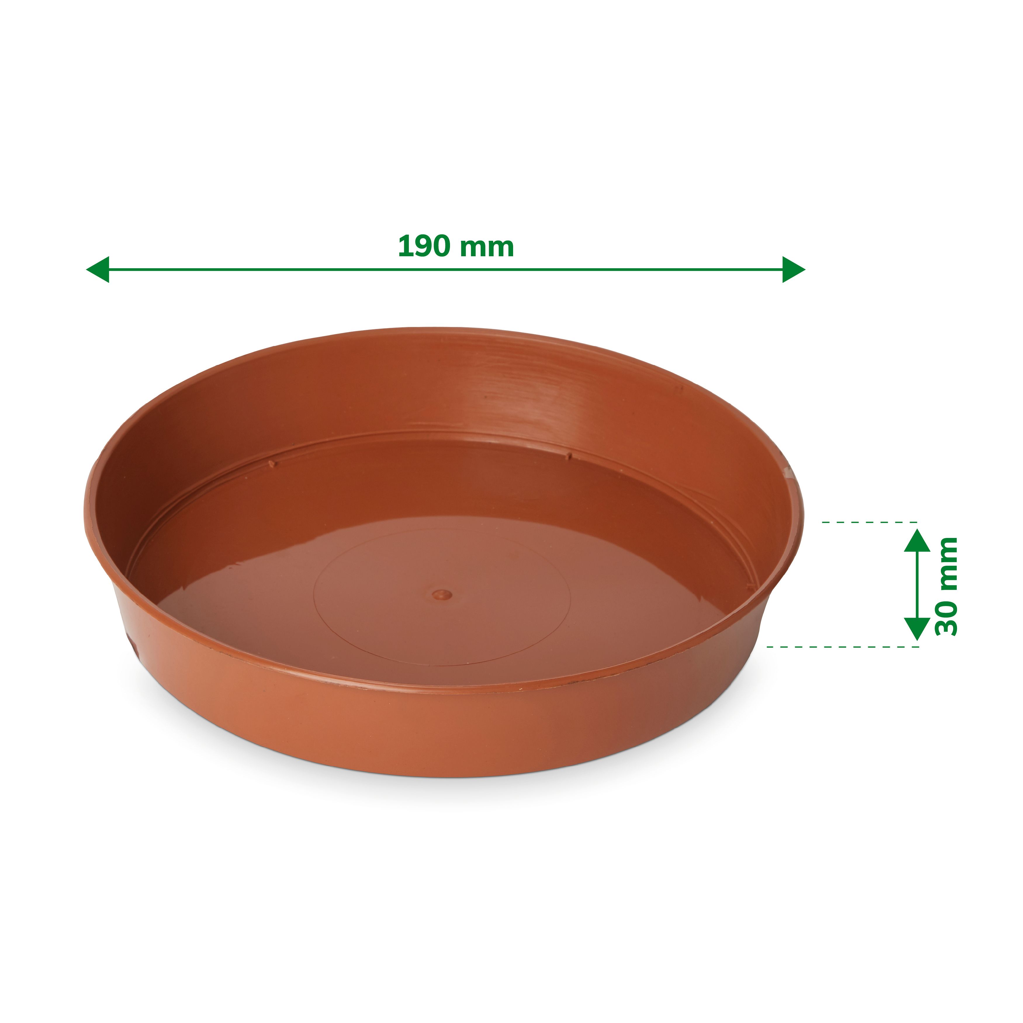 Lei Brown Grow pot Saucer (Dia)19cm