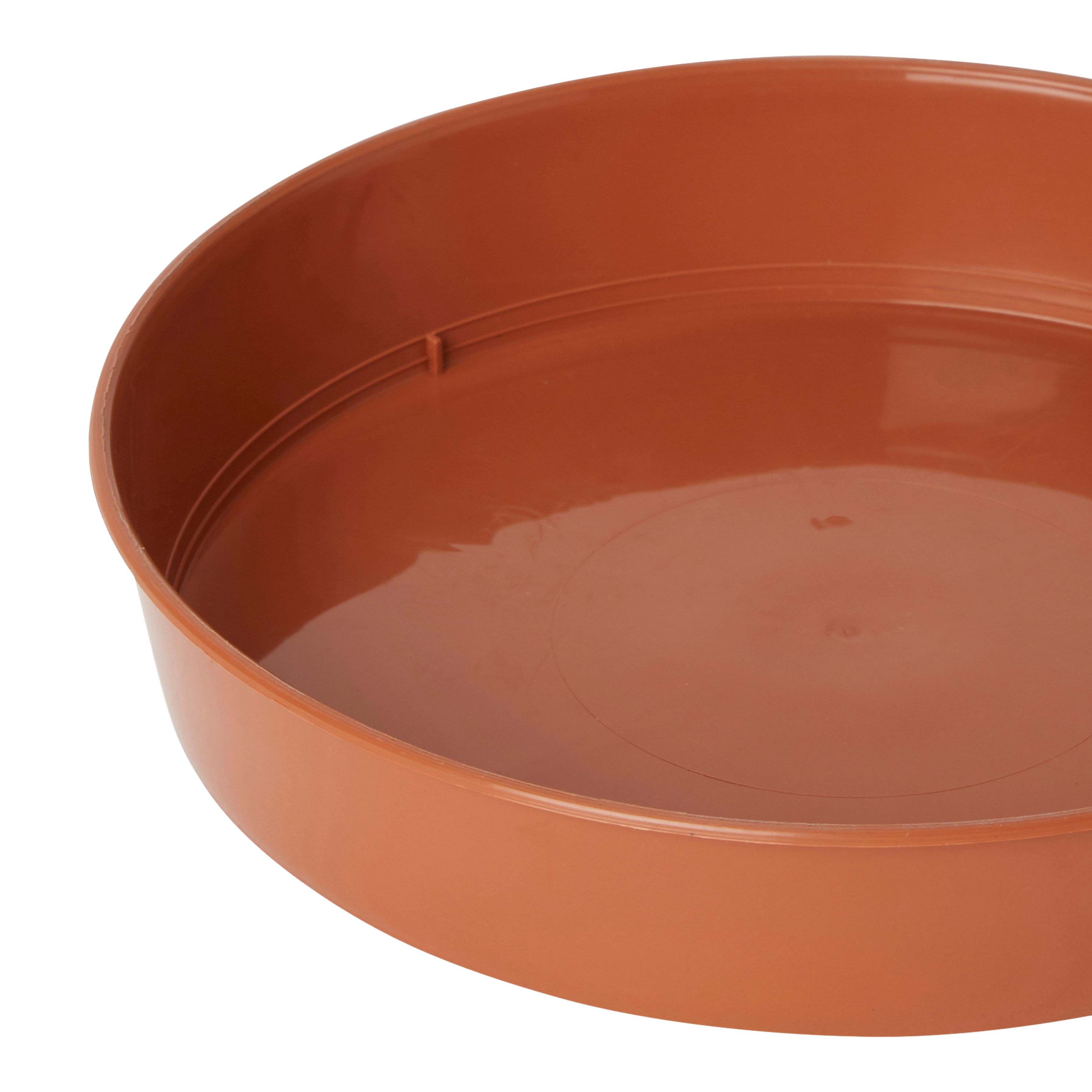 Lei Brown Grow pot Saucer (Dia)19cm