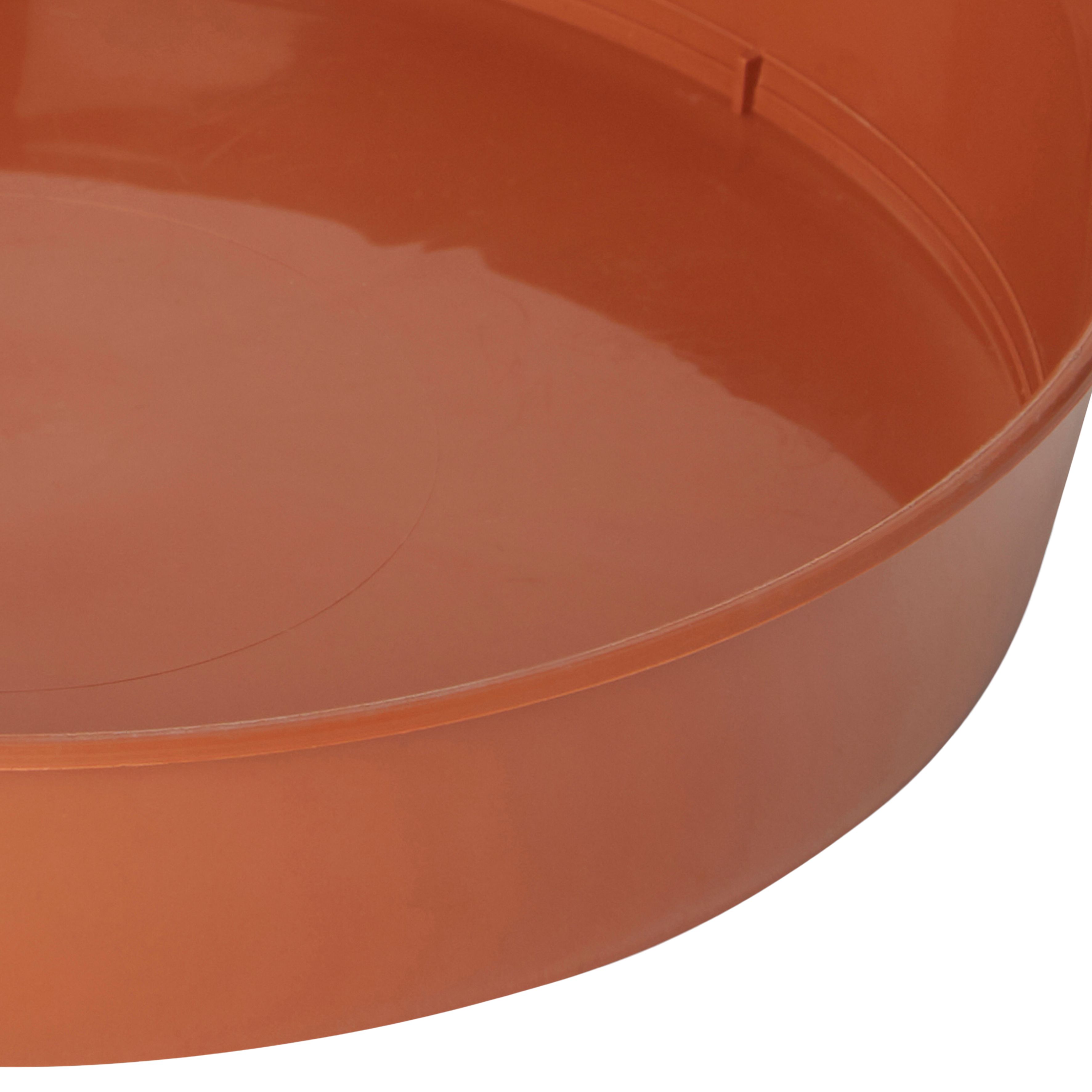Lei Brown Grow pot Saucer (Dia)19cm