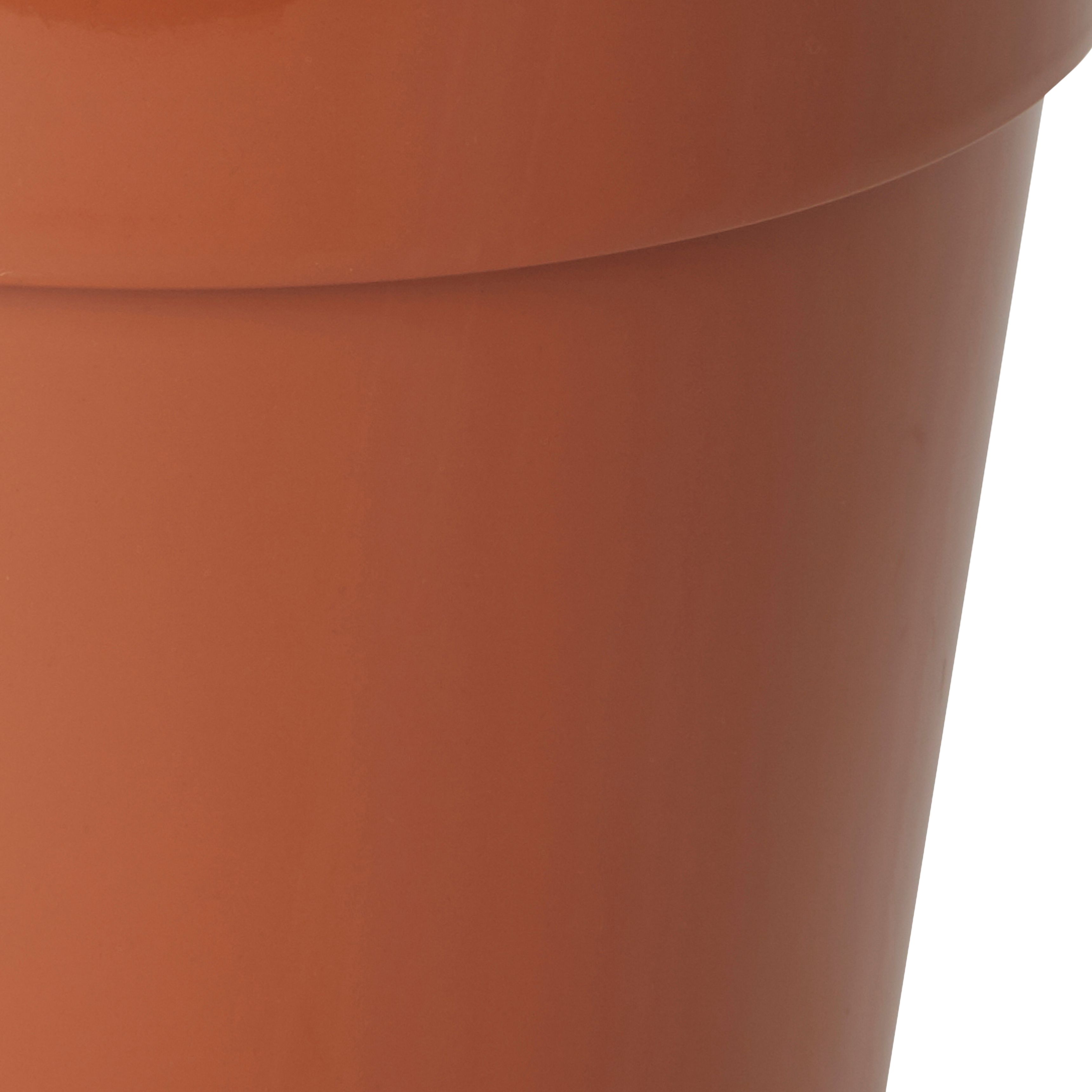 Lei Terracotta Plastic Circular Grow pot (Dia)20cm