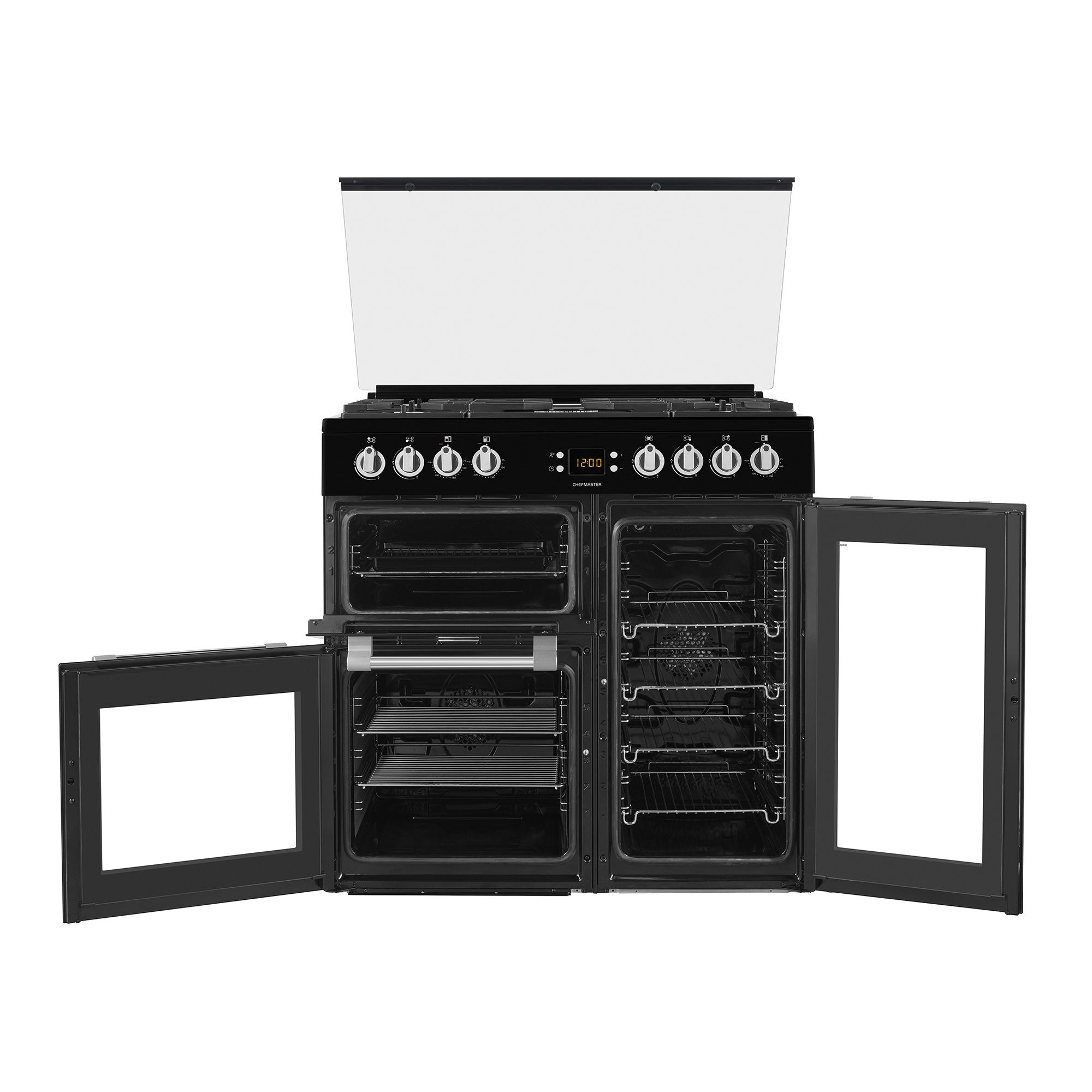 Leisure CC90F531K Freestanding Electric Range cooker with Gas Hob - Black