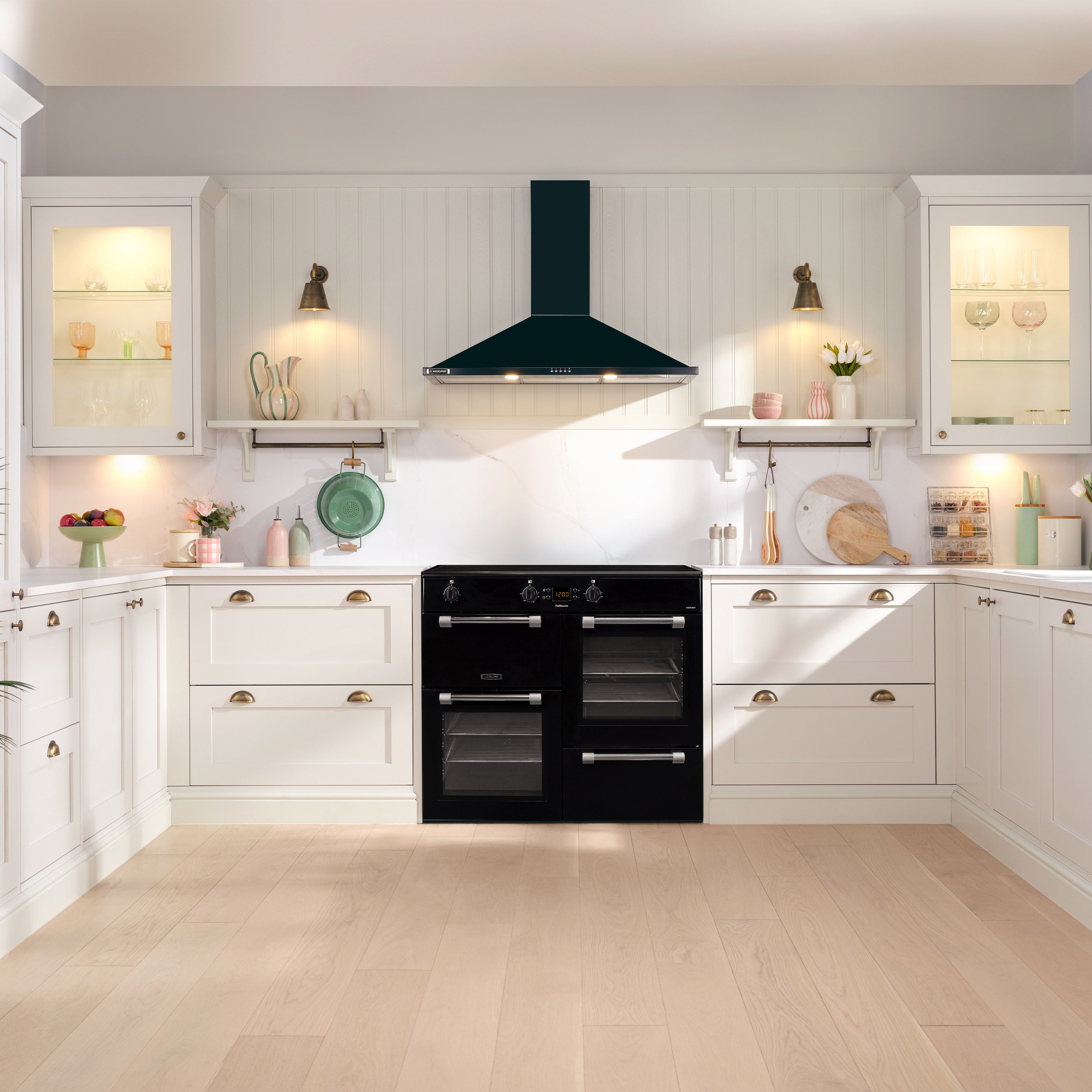 Leisure CK100D210K Freestanding Electric Range cooker with Induction Hob - Black