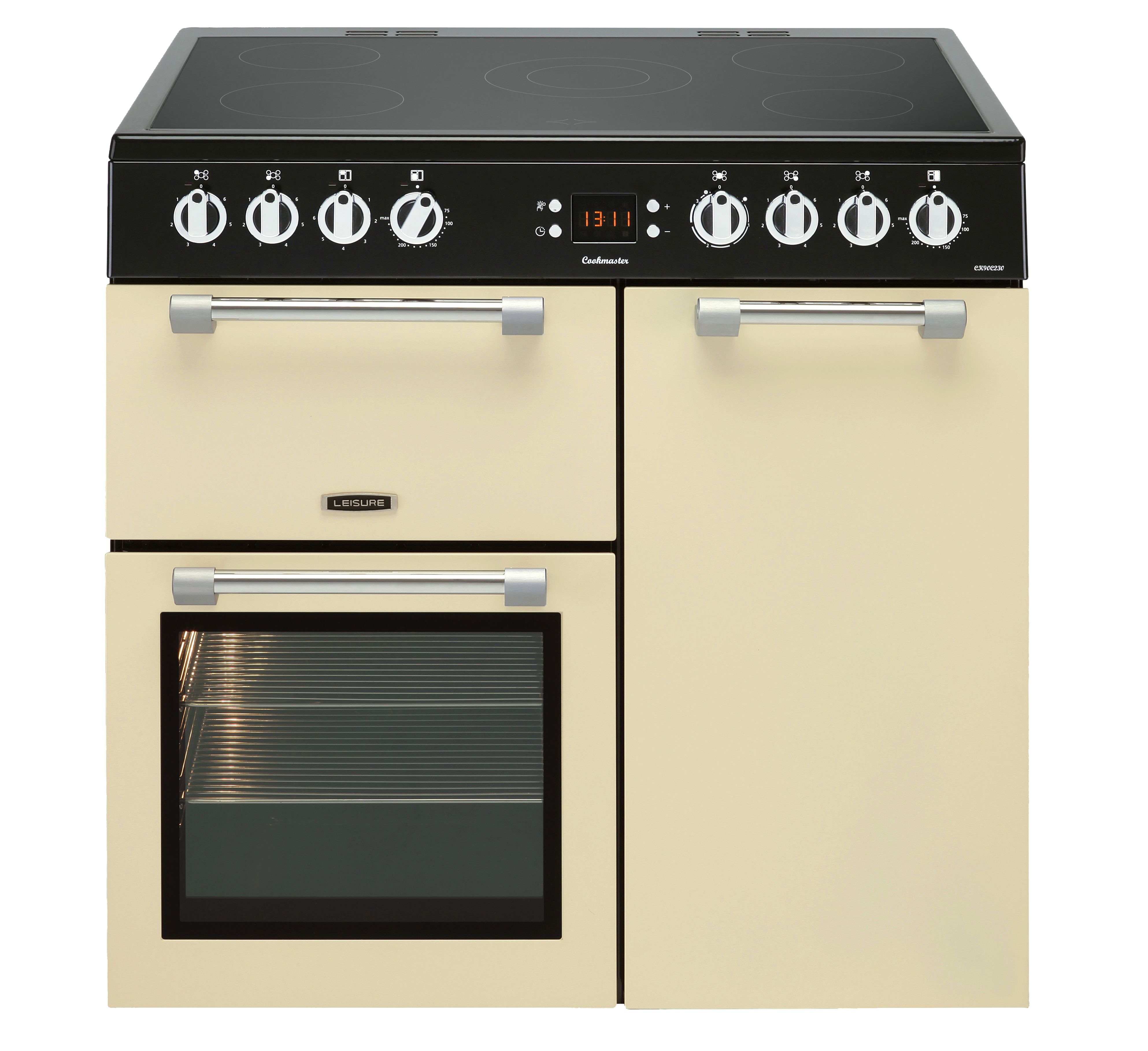 Leisure CK90C230C Freestanding Electric Range cooker with Electric Hob - Cream