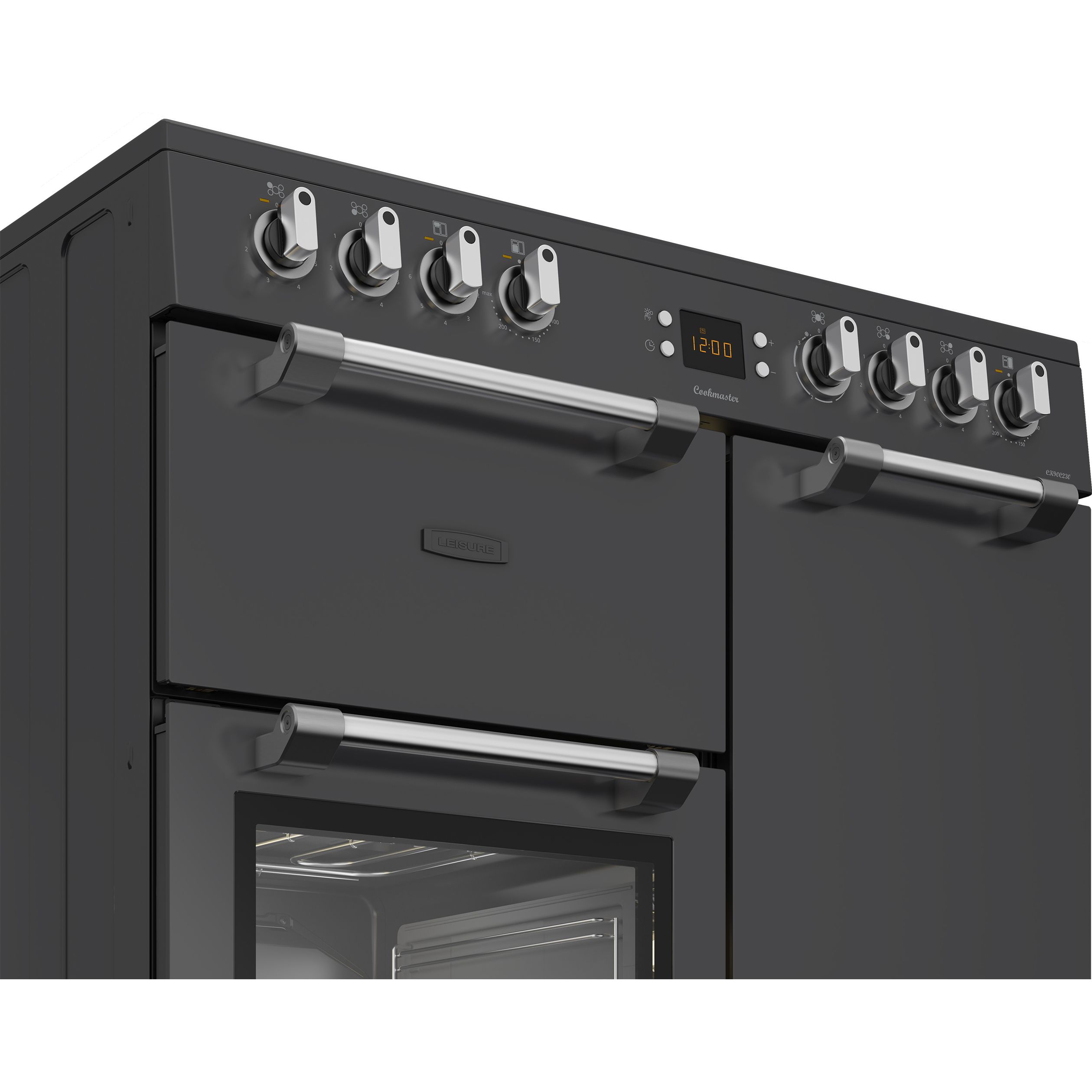 Leisure CK90C230T Freestanding Electric Range cooker - Matt anthracite chrome effect