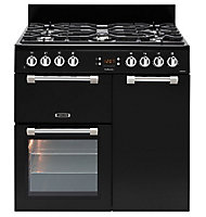 Leisure CK90F232K Freestanding Electric Range cooker with Gas Hob - Black