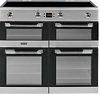 Leisure CS100D510X Freestanding Electric Range cooker with Induction Hob - Stainless steel effect