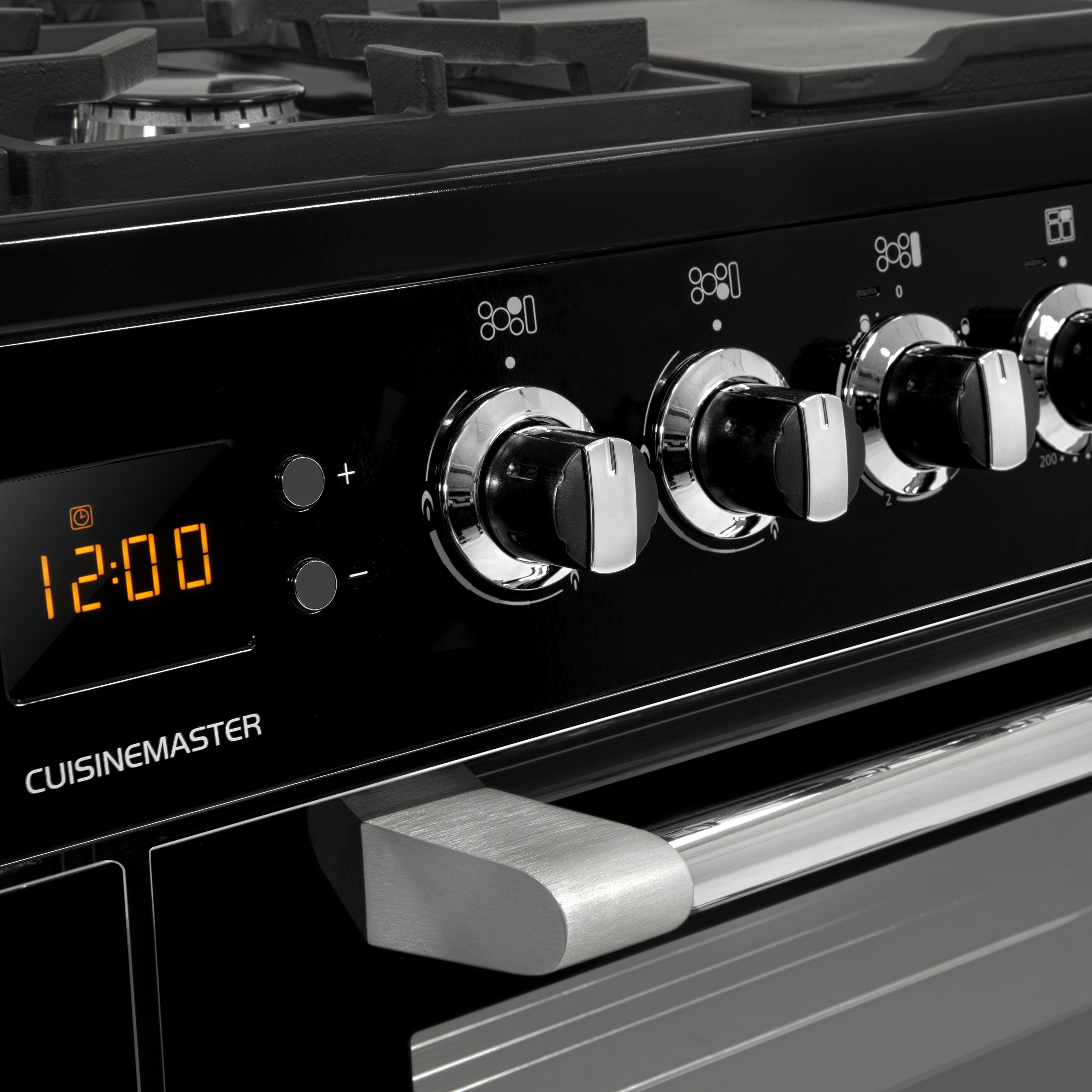 Leisure CS100F520K Freestanding Electric Range cooker with Gas Hob - Black