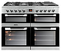 Leisure CS100F520X Freestanding Electric Range cooker with Gas Hob - Stainless steel effect