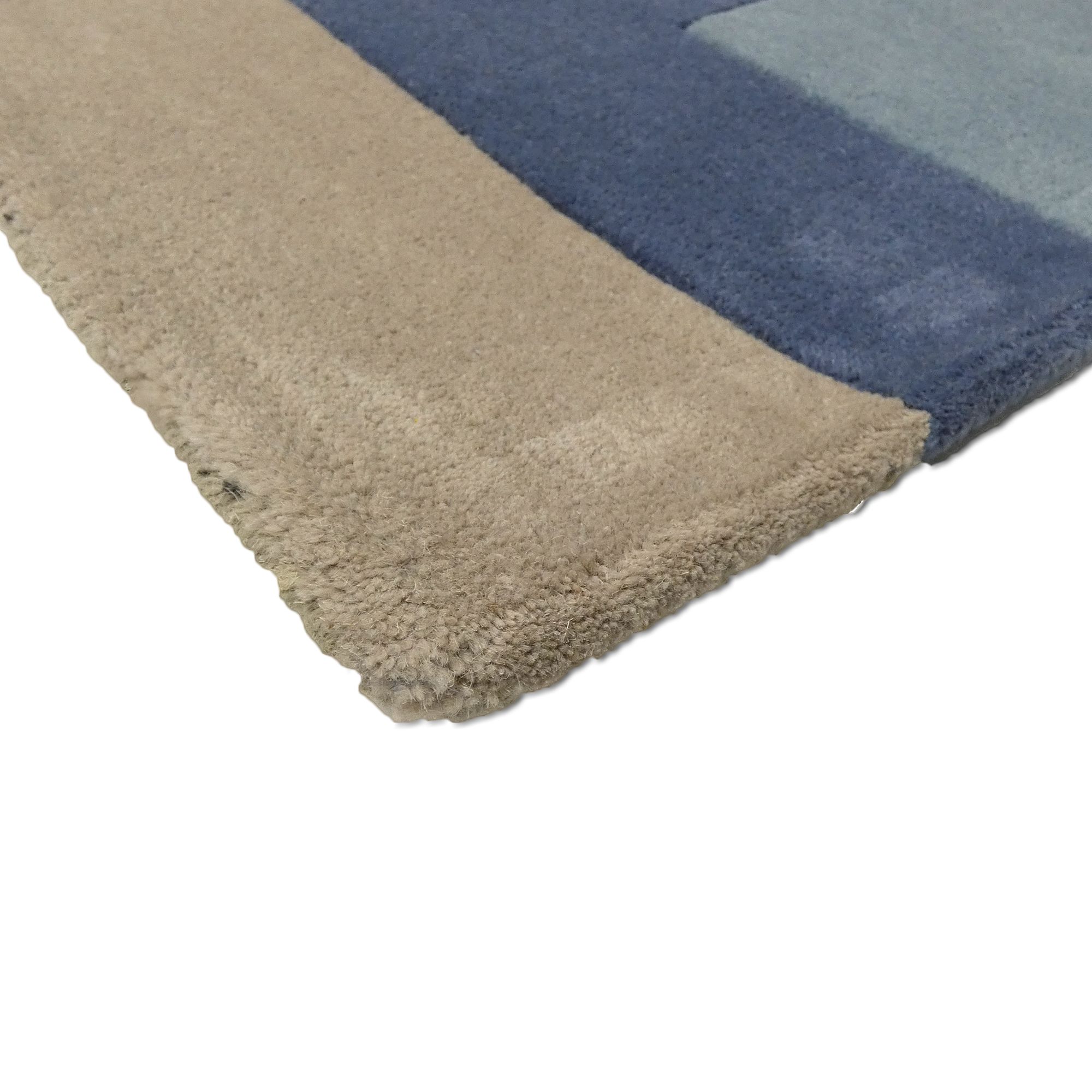 Lexus Blue Block Rug 170cmx120cm