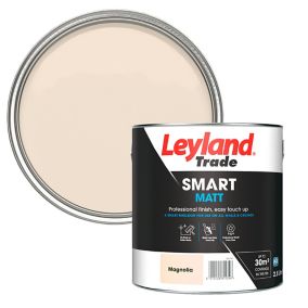 Leyland Trade Smart Magnolia Flat matt Emulsion paint, 2.5L
